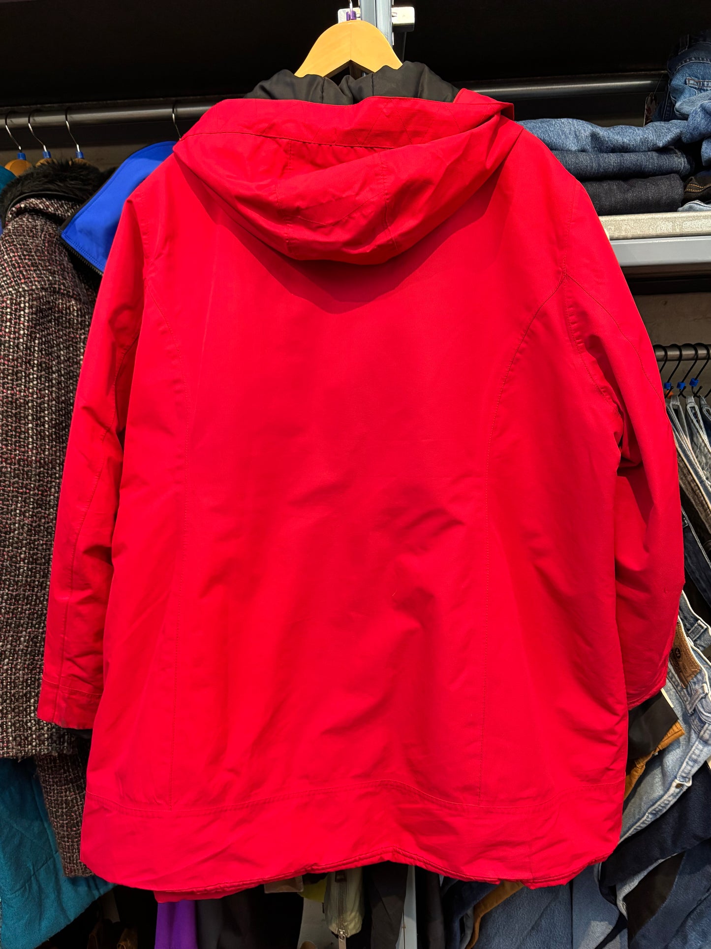 size 3X red bright Arctic expedition jacket - rain