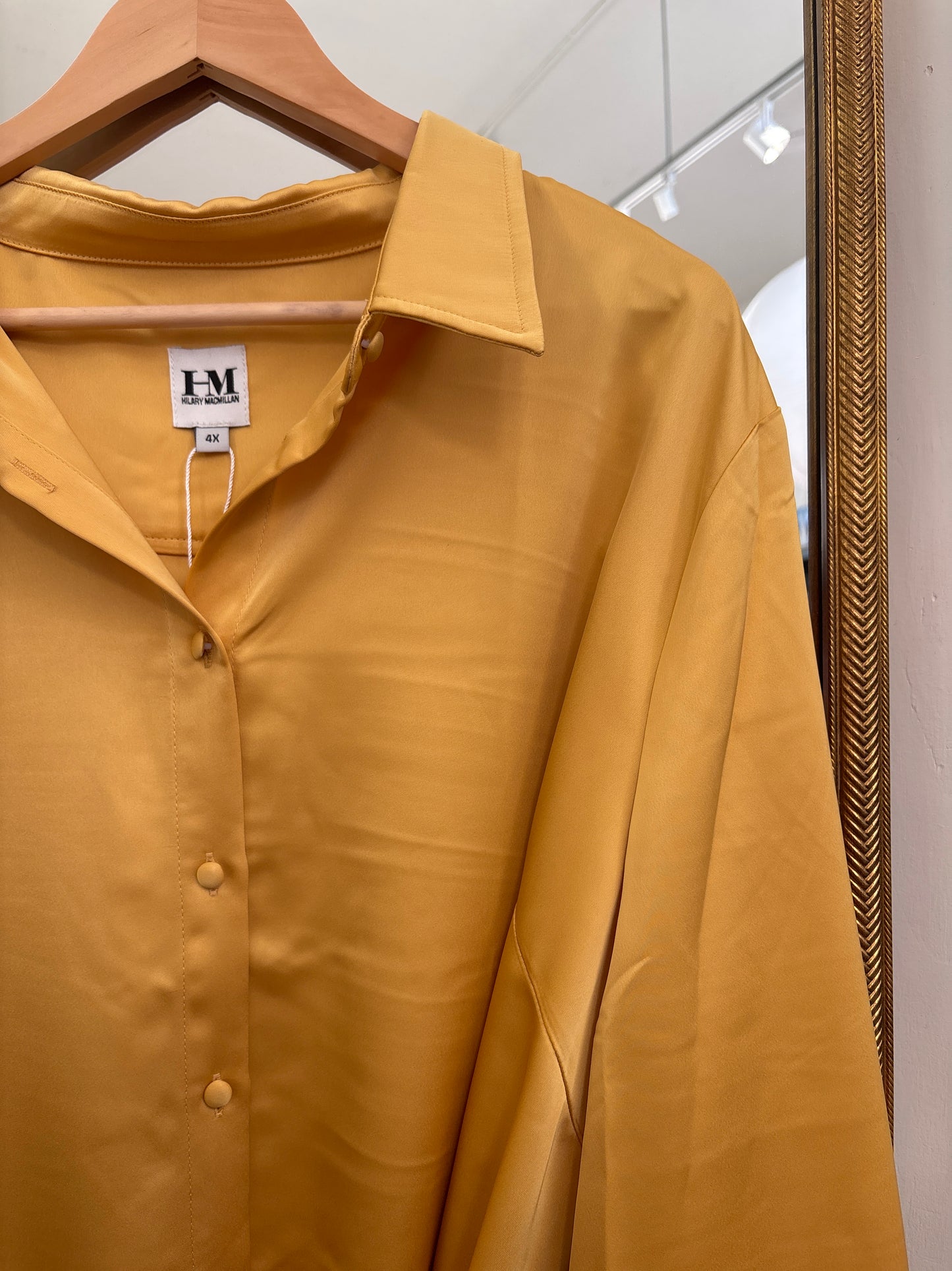 Yellow Hilary Macmillan Blouson Midi Dress