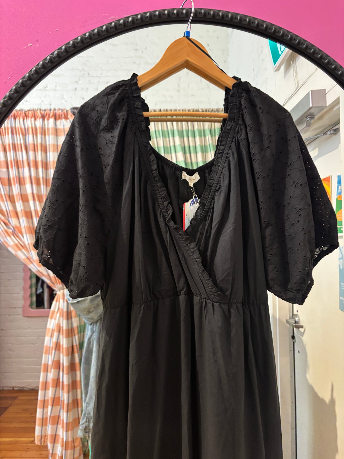 size 3X black cotton Adrift Signature dress - long