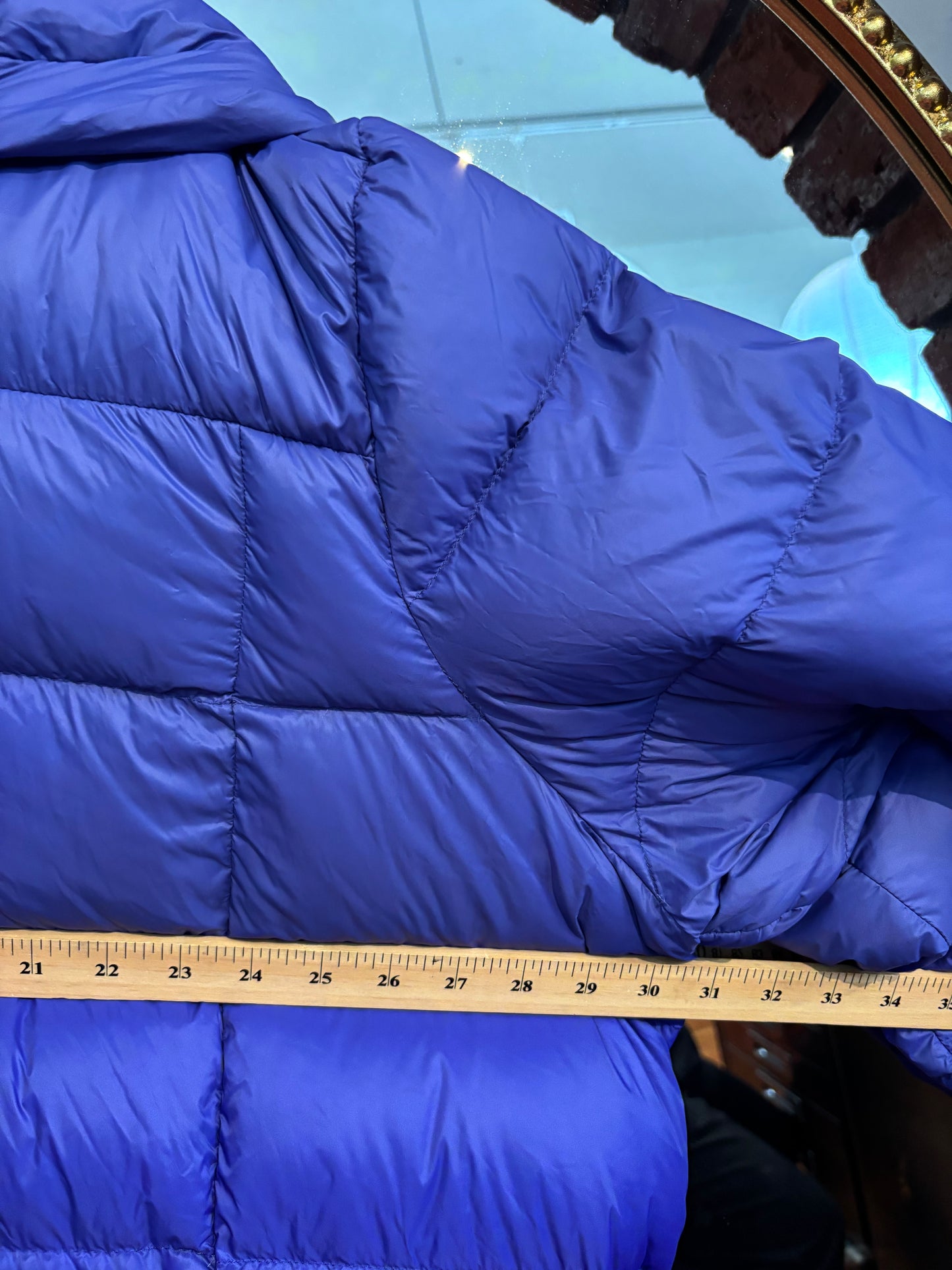 size 5X purple down D/C jacket - puffer