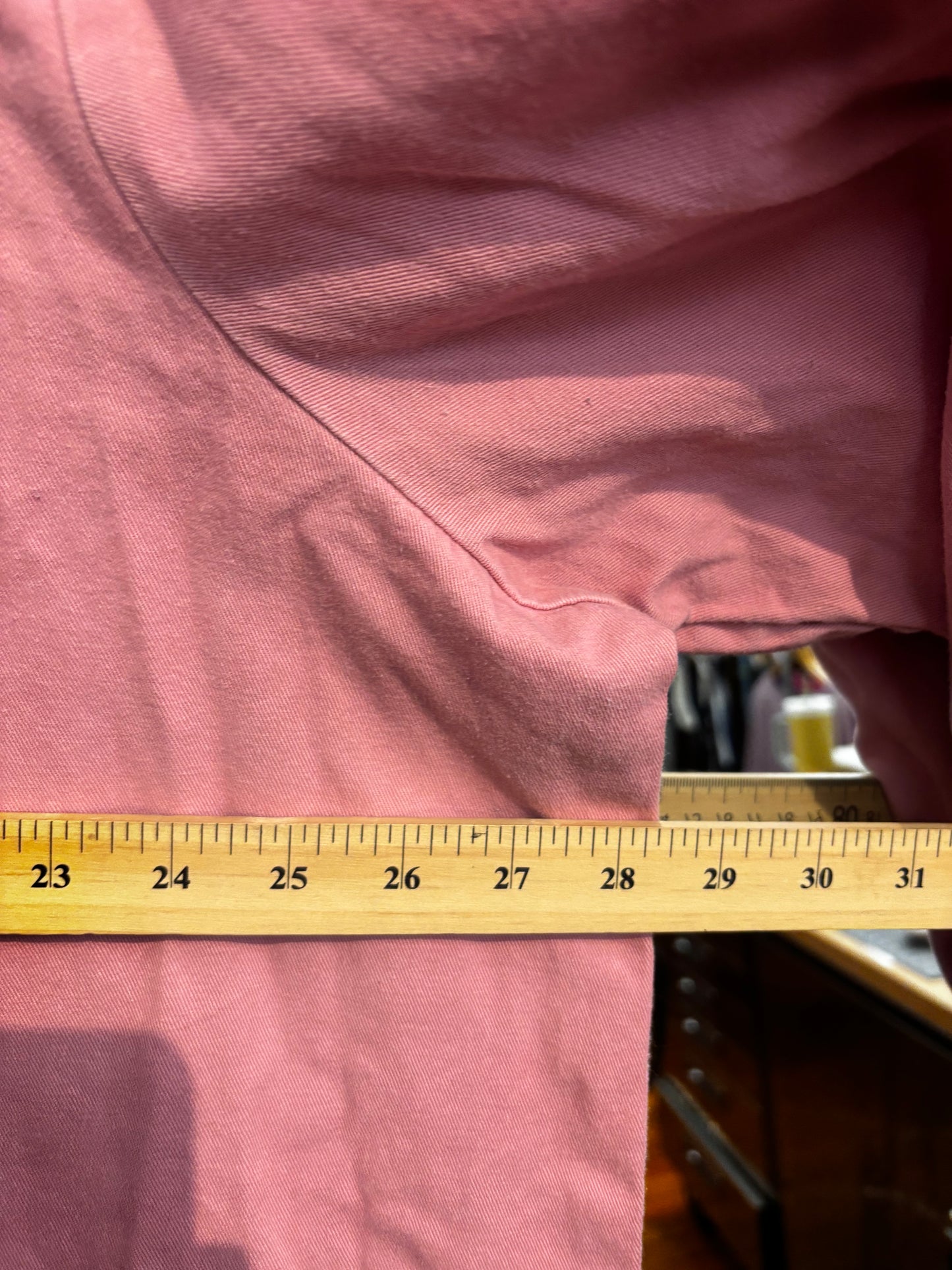 size 3X Red Sky pink cotton boilersuit