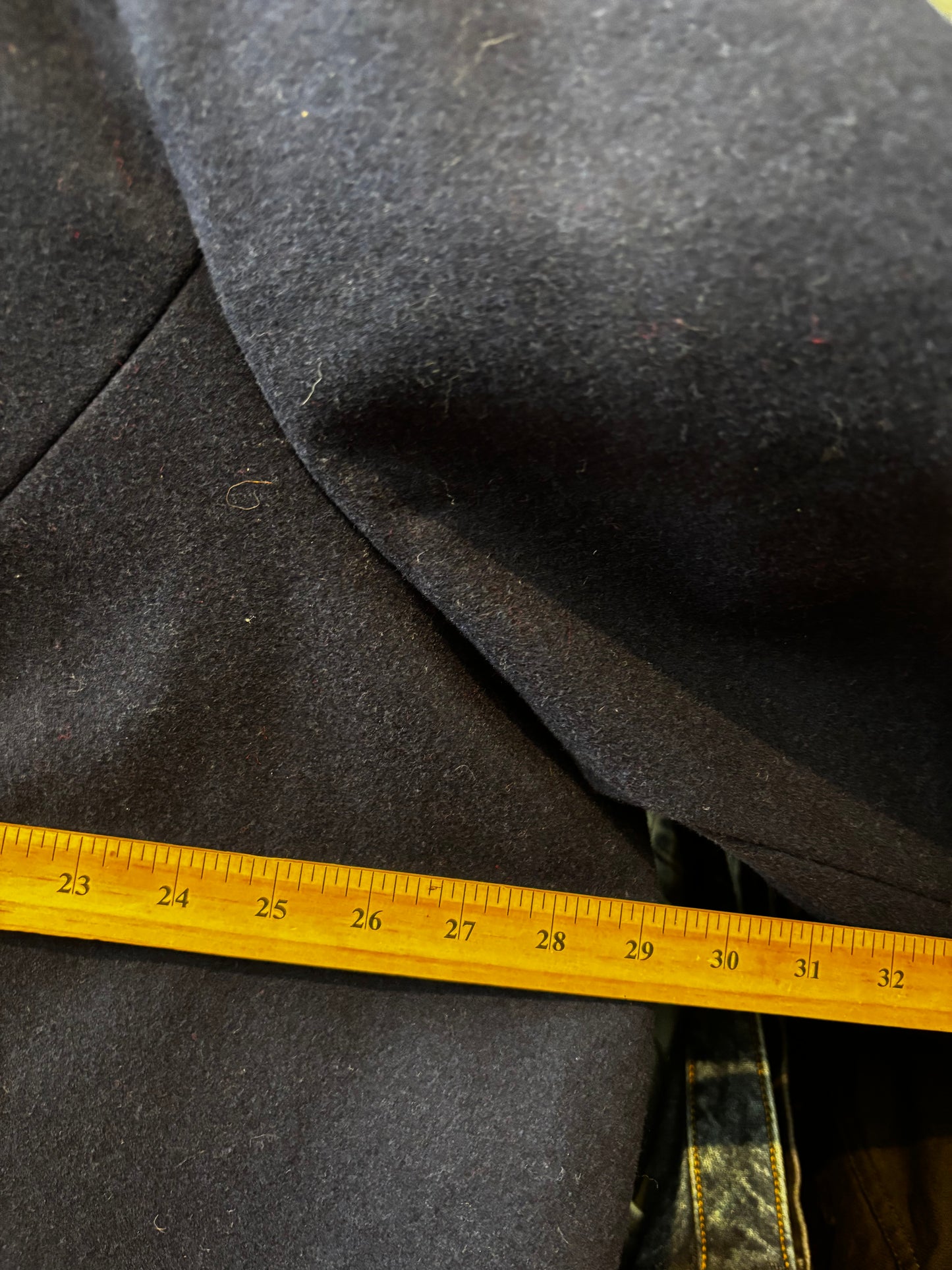 Universal Standard size XL (2-3X) navy wool blend jacket