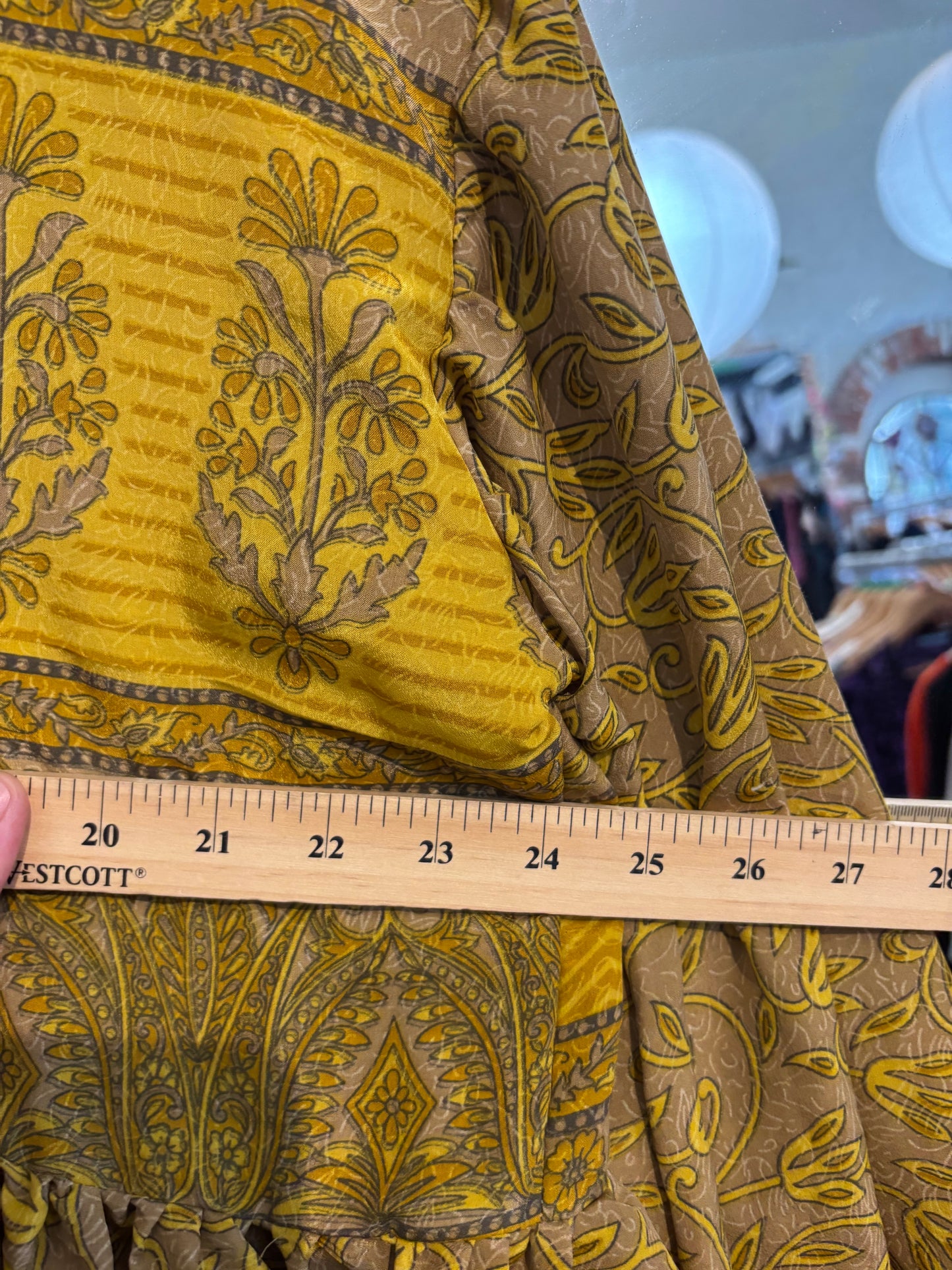 size L-1X Kantha Bae silk "free size" top