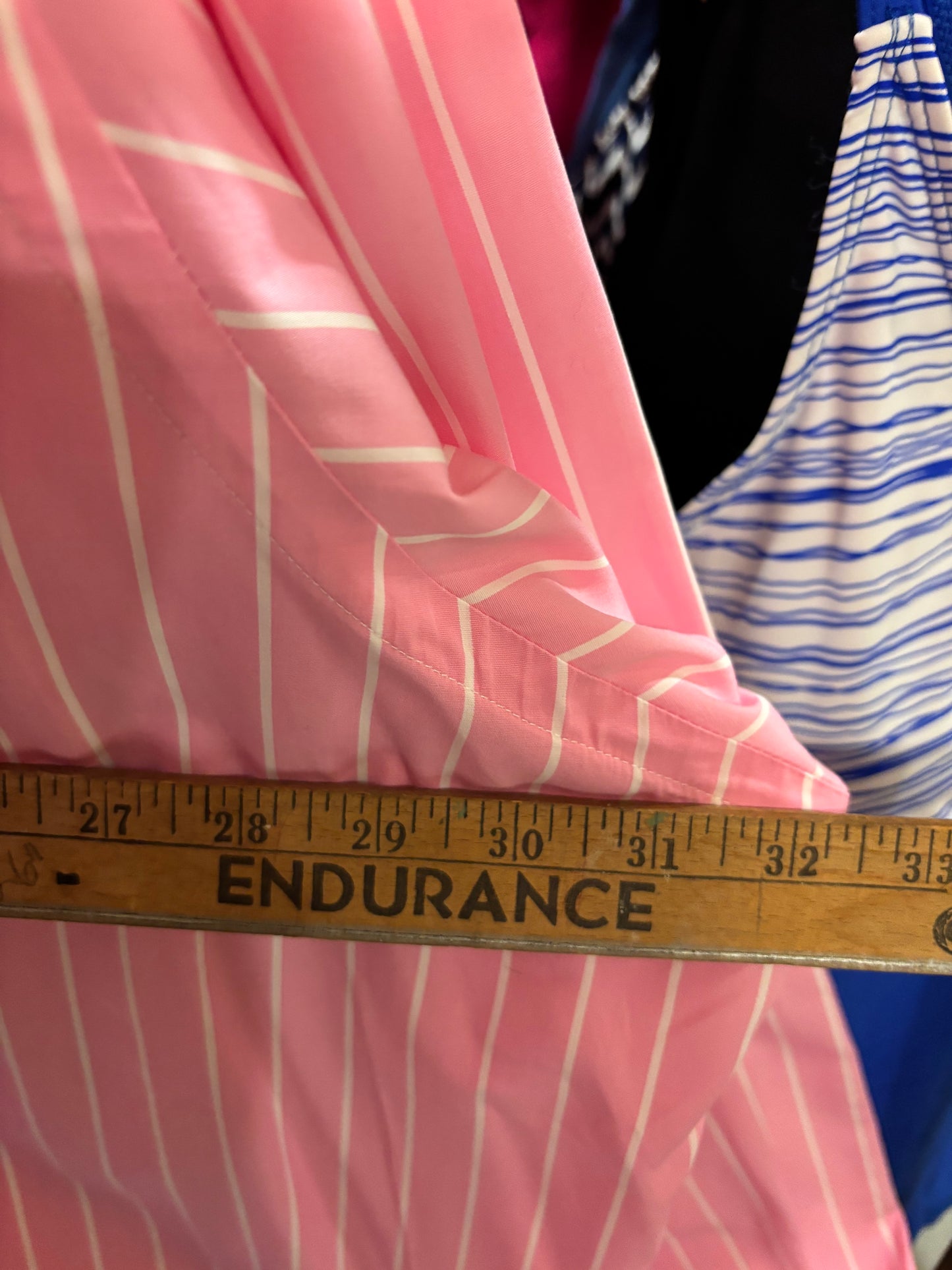 Size 3XB pink stripe Ralph Lauren button up top