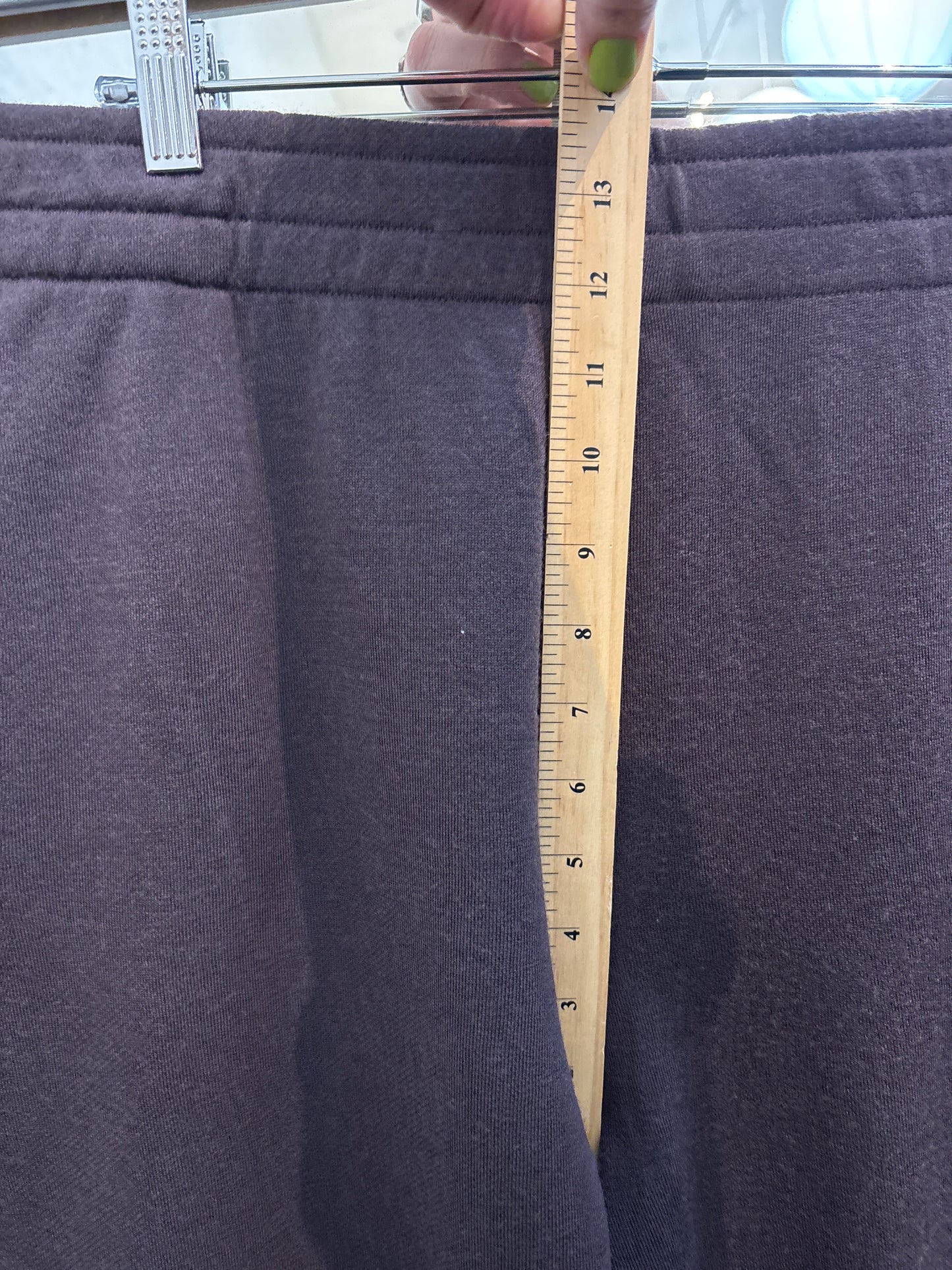 size XXL brown knit Simply Merino pants - pull on wide leg