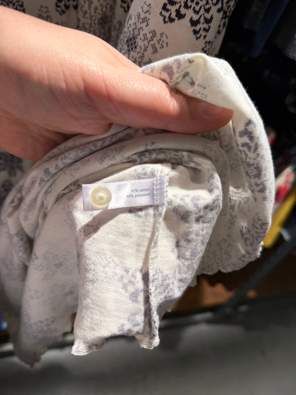 size 4X cream and shapes Essentials sleep dresses