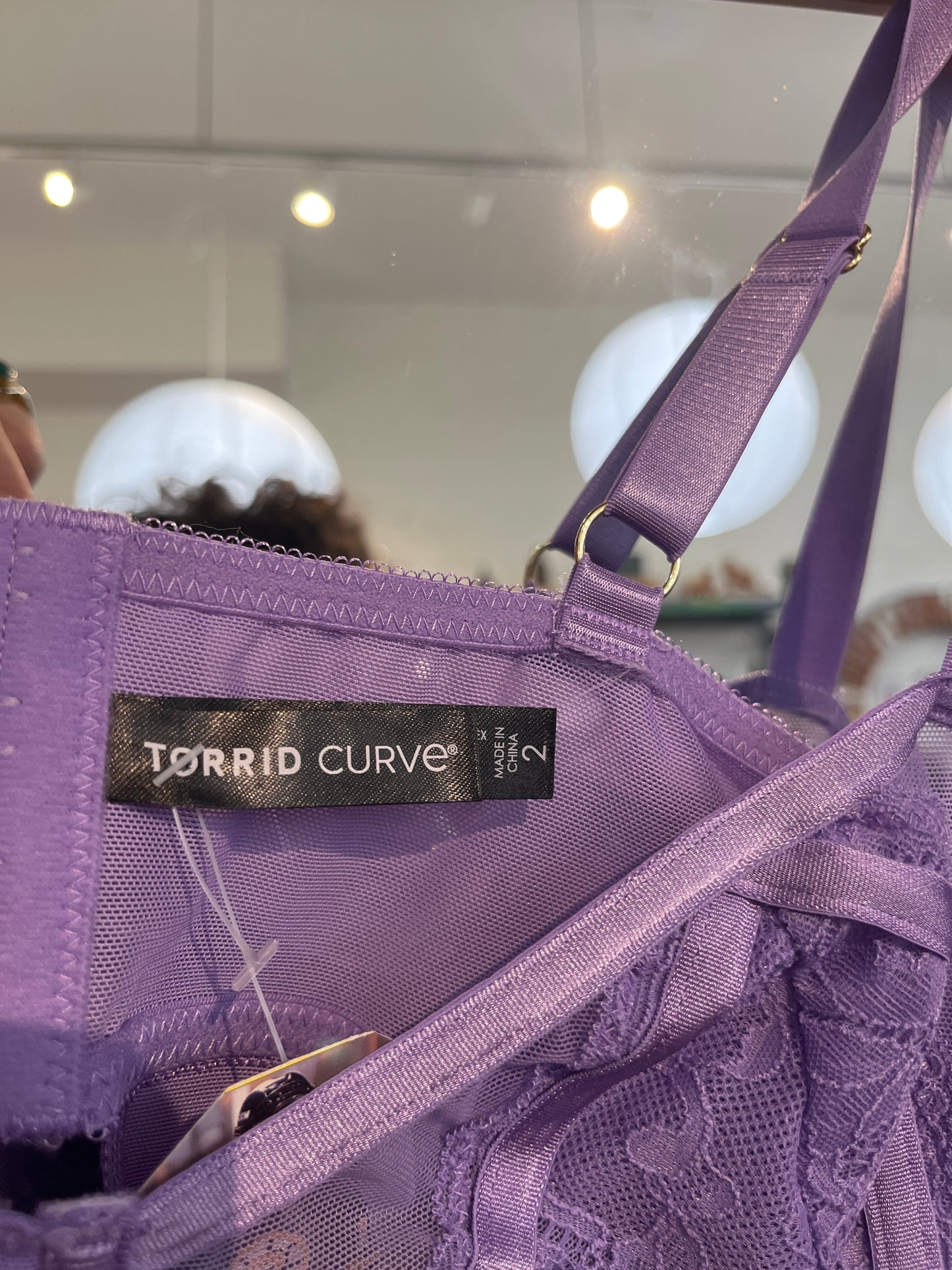 size 2X Torrid  lilac Lacey sex dress Torrid