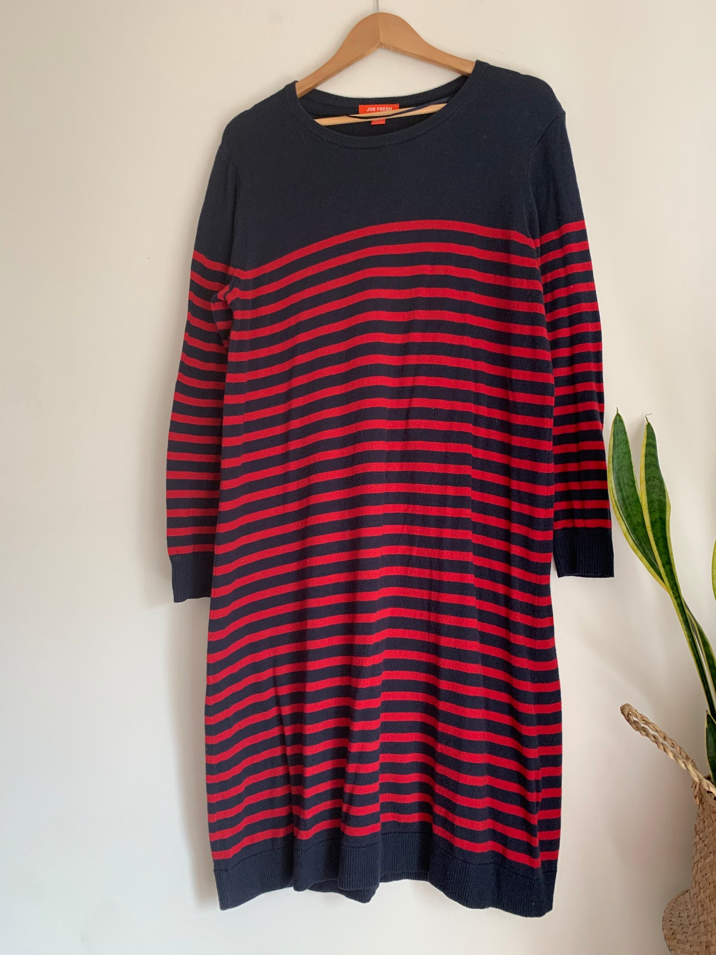 Joe fresh striped dress hotsell