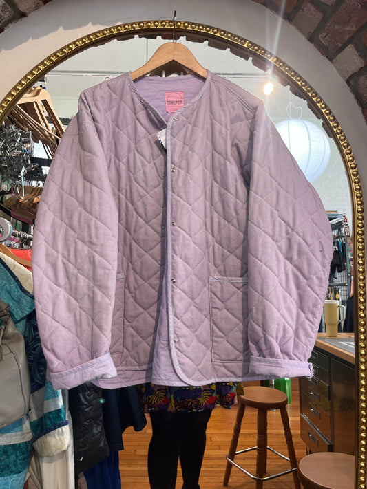 size XXL lavender cotton Shelter jacket - Milo