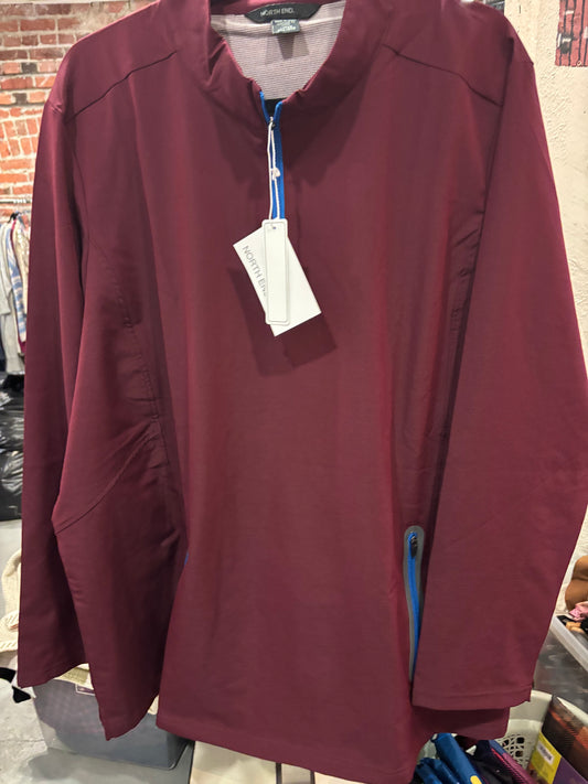 Ladies 3XL quarter zip pull over