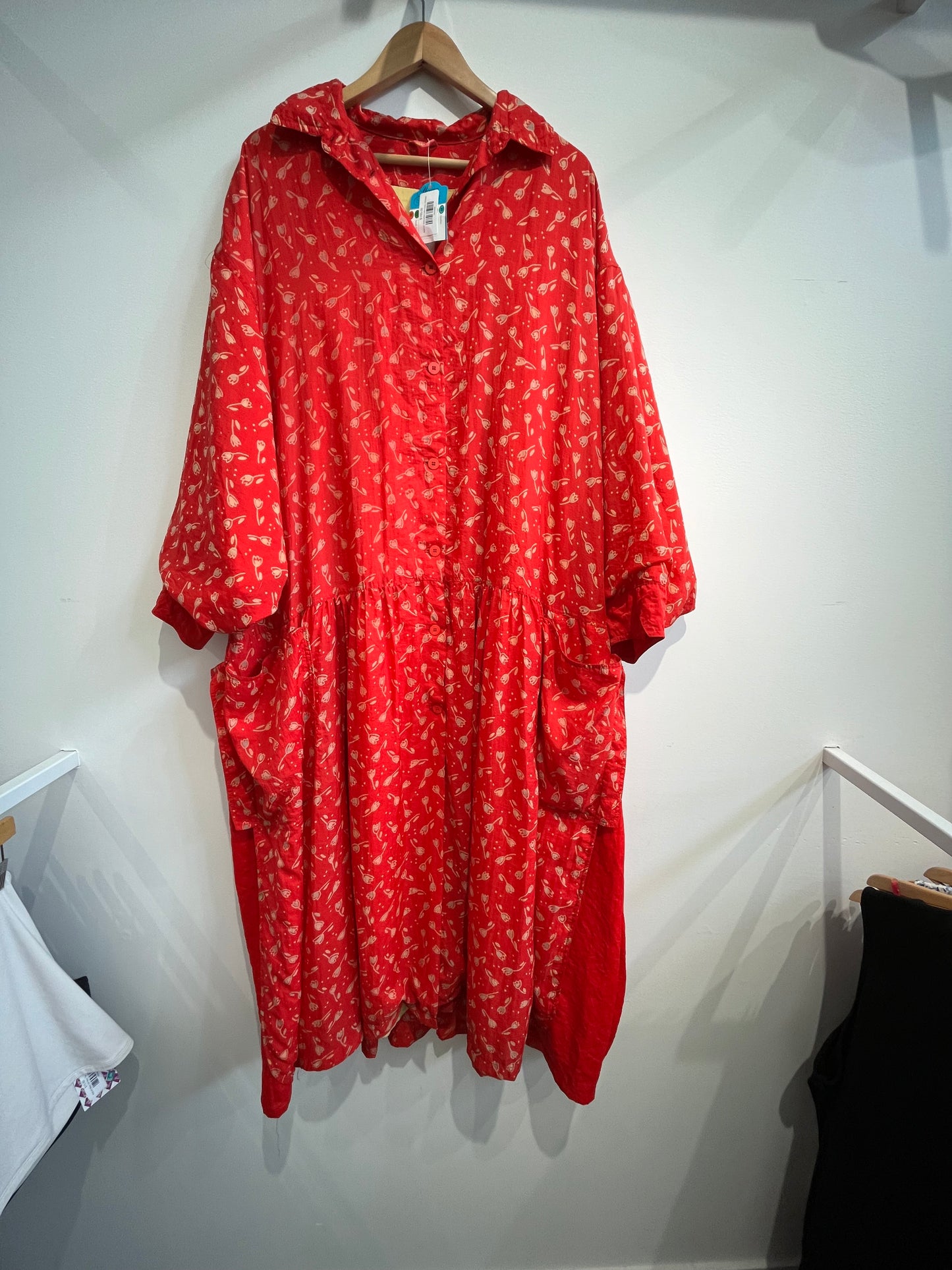 Size 3X Red-yellow Oilily Dress