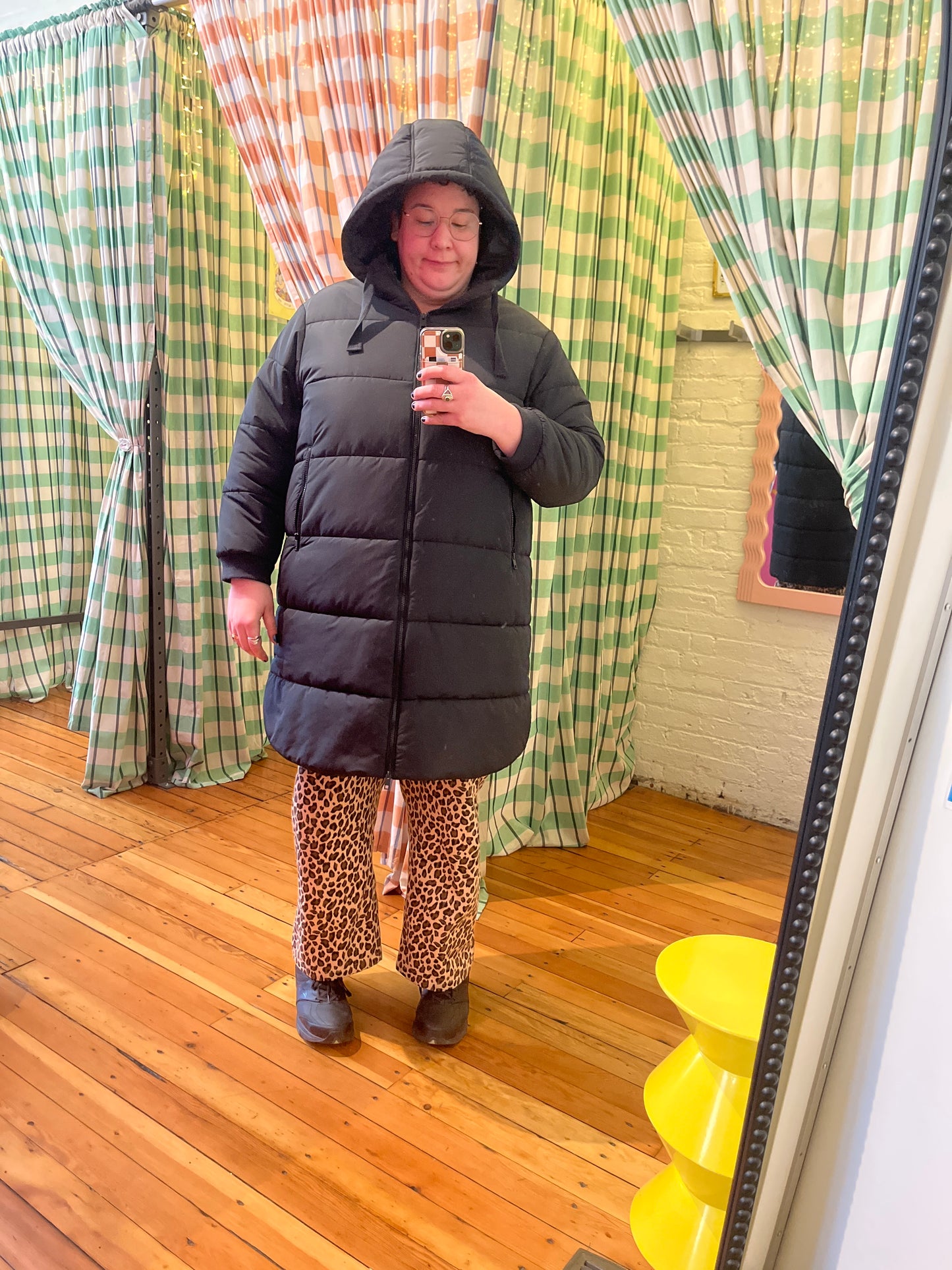 size 24 UK black puffer M&S jacket - puffer