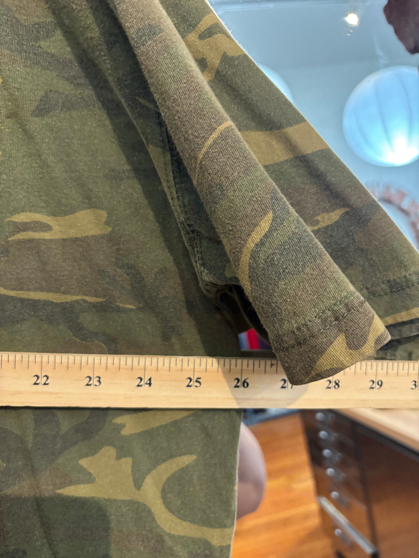 size 5X green camo VINTAGE Big EASY tee shirt