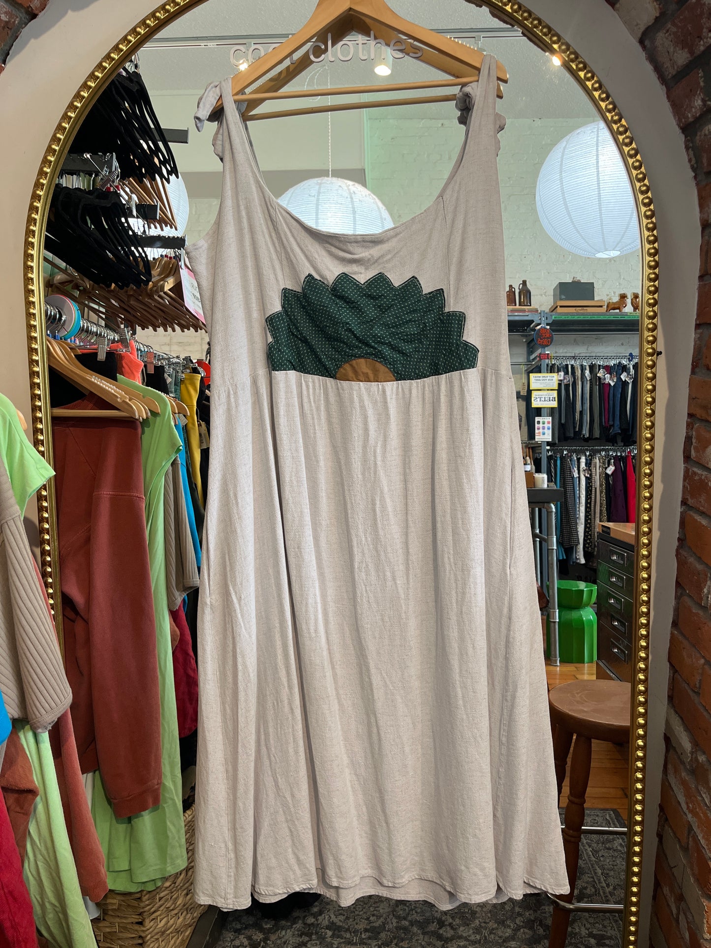 size flex grey with quilted sun Altar Housline dress - tank