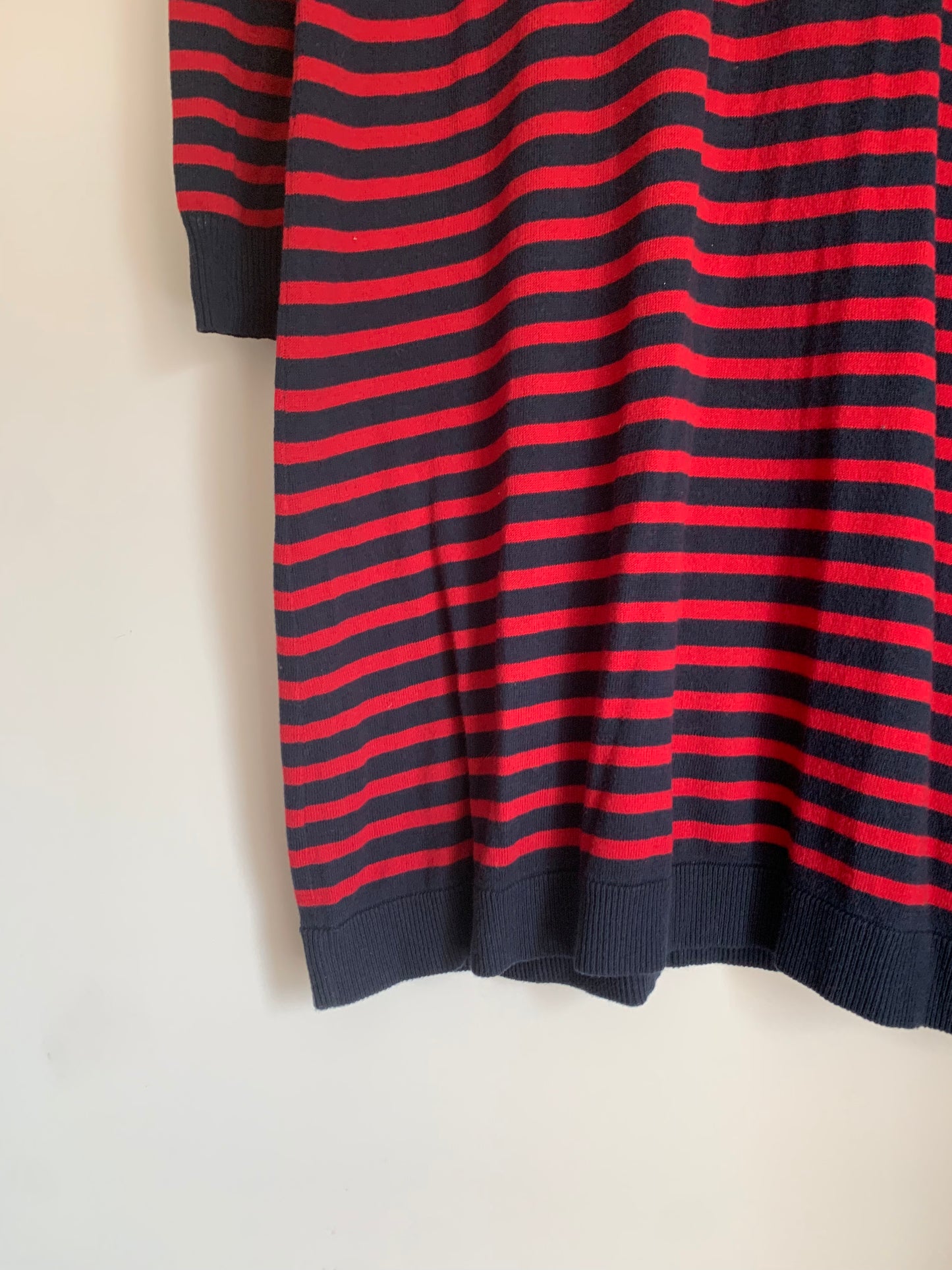 Size XL Red-Navy Stripe Joe Fresh Dress