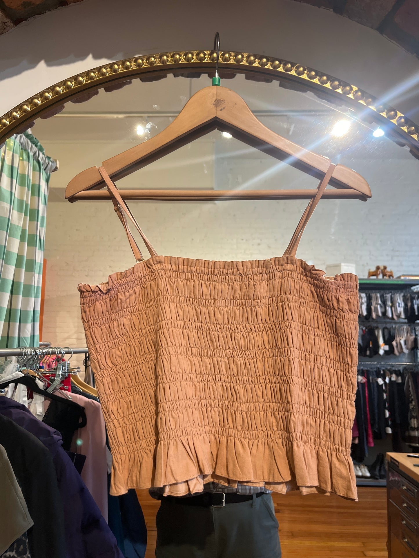 size XL light brown Laude the Label top - bandeau