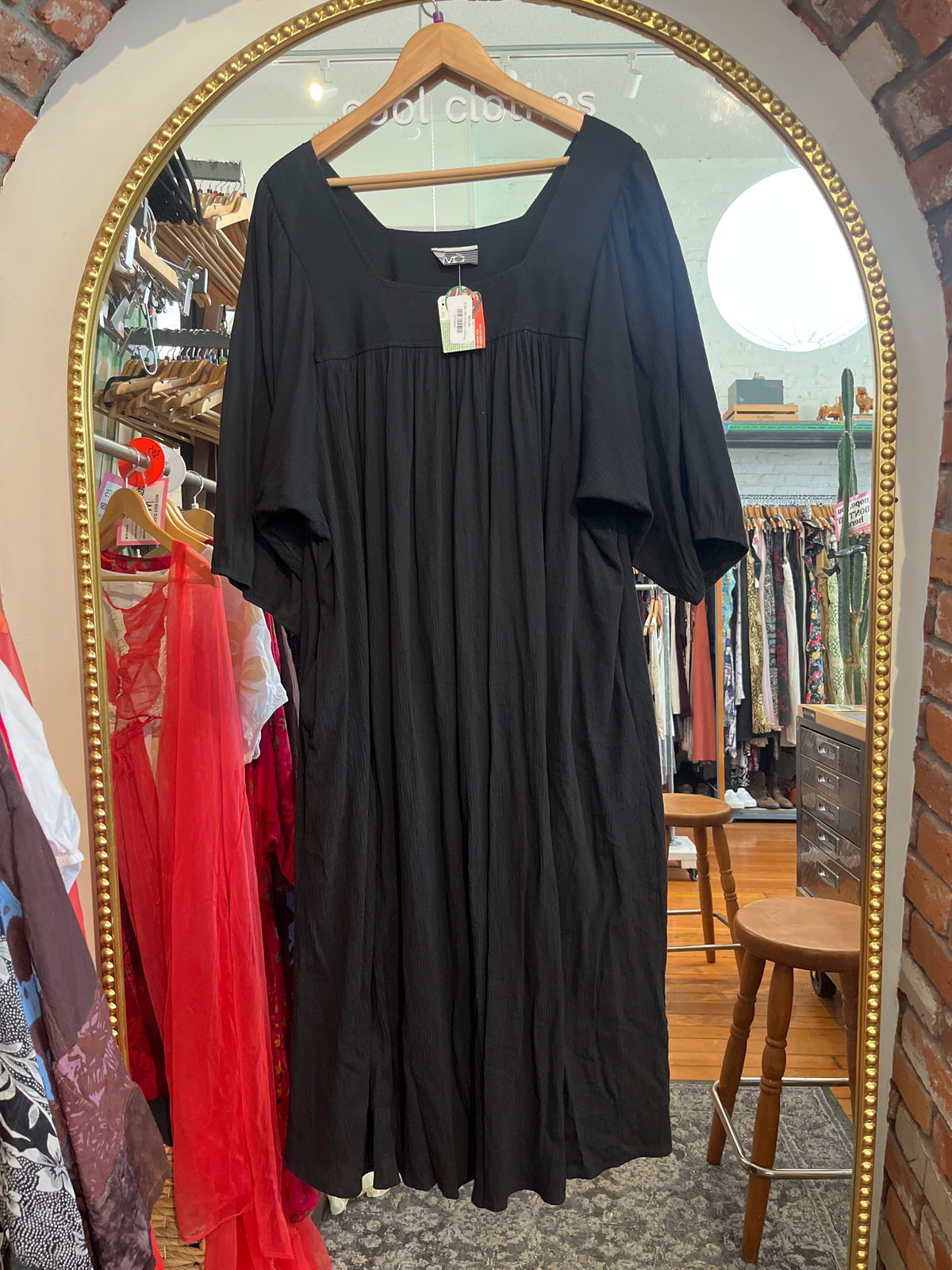 Vintage MC black kaftan