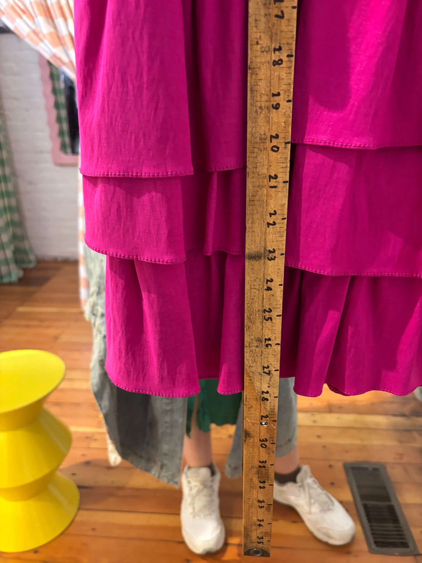 size 18 fuschia  vintage Jolie dress - cocktail