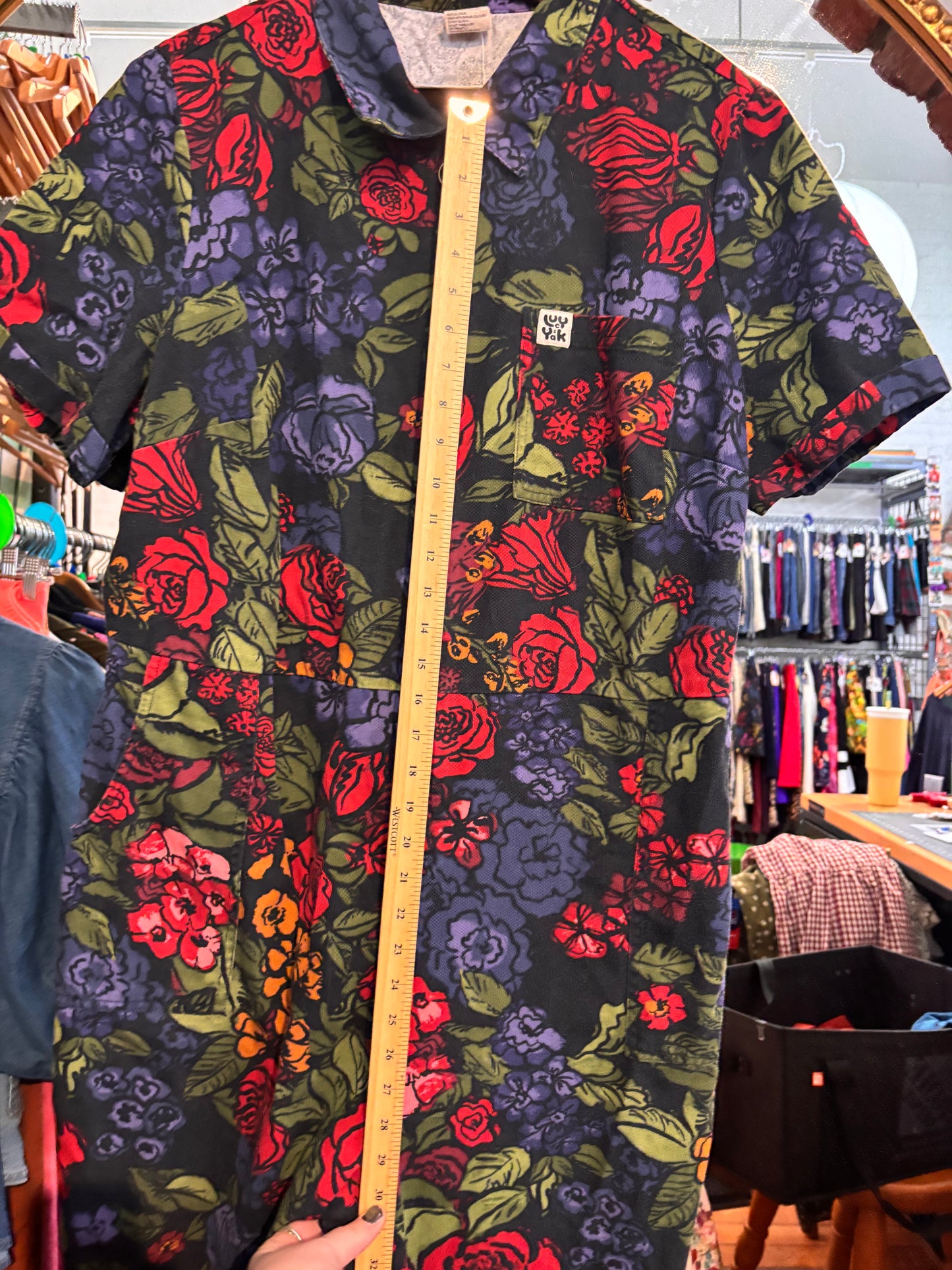 size 18 Maria roses Lucy & Yak jumpsuit