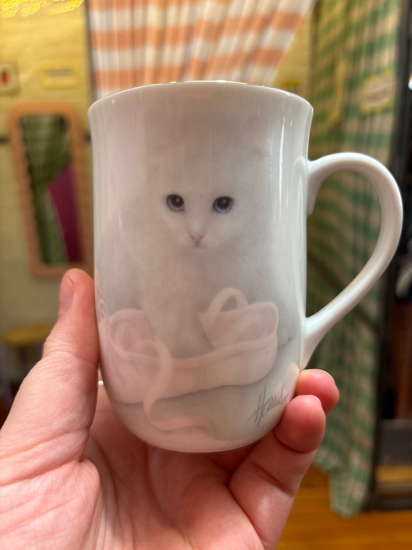 Vintage otagiri Cat ballerina mug