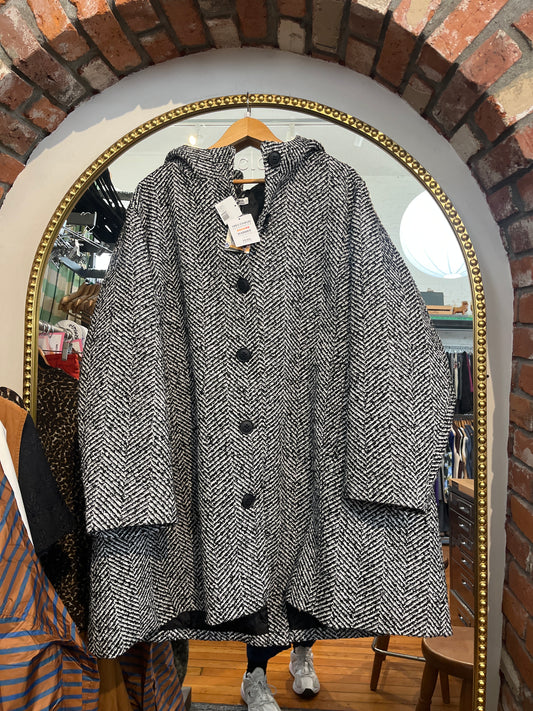 size 5X NWT Penningtons black grey lined jacket