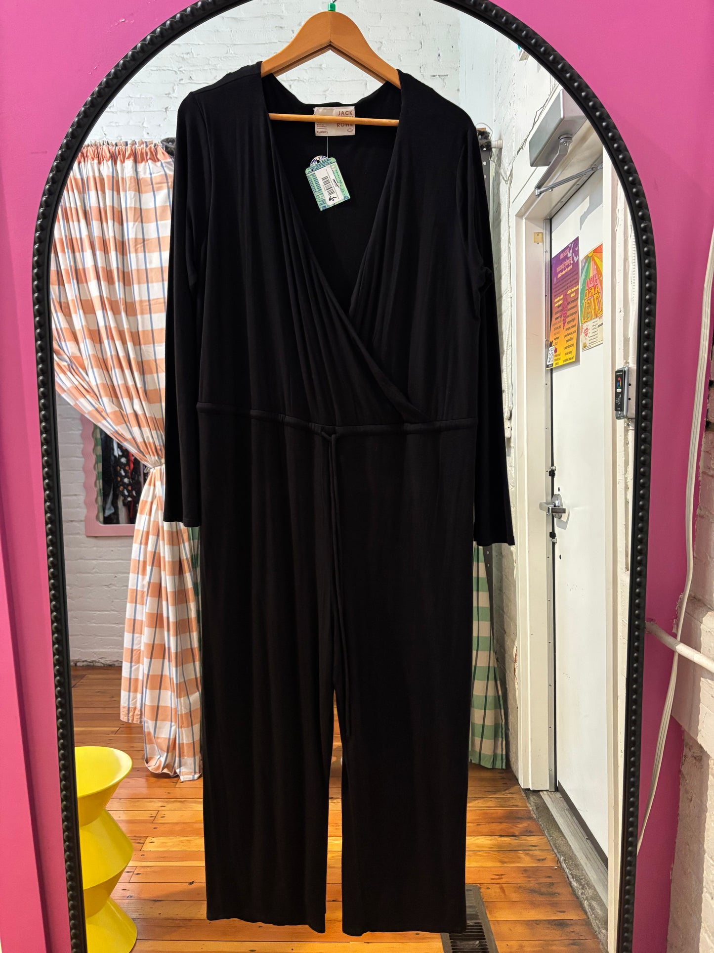 size XLarge black super soft Jackson Rowe jumpsuit