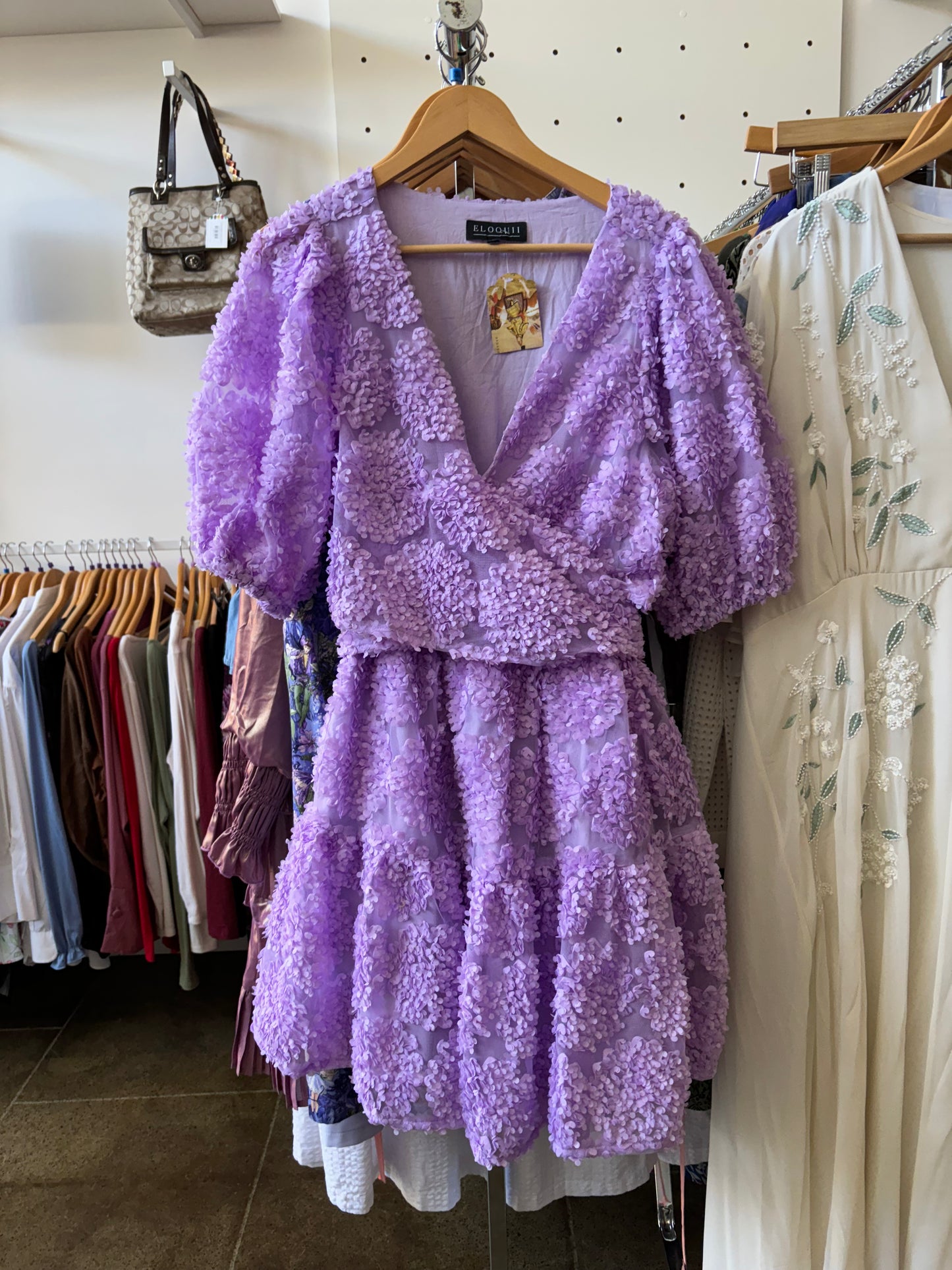 Size 16 Purple Eloquii Dress