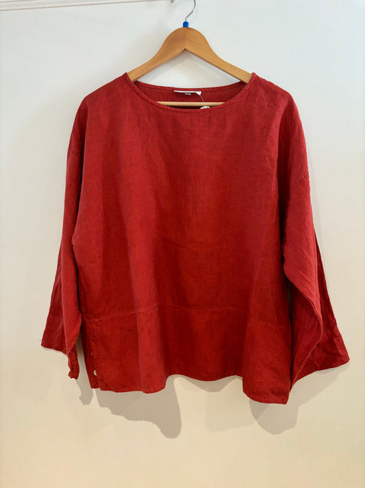 Size 2X Brynn Walker Linen top