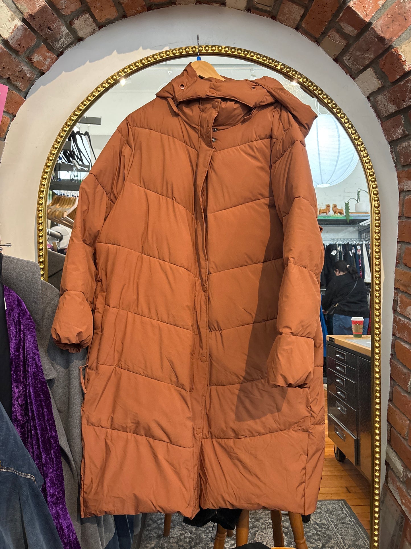 size 2X brown tobacco redy Reitmans jacket - puffer