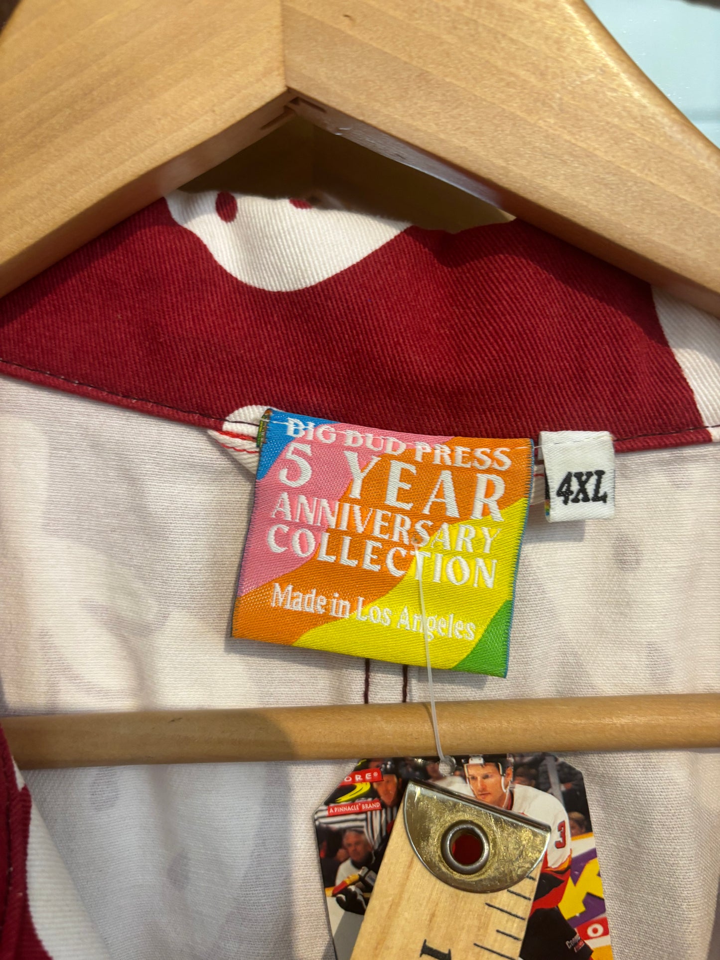 RARE size 4XL (fits like 2-3X) red with strawberries Big Bud Press boilersuit