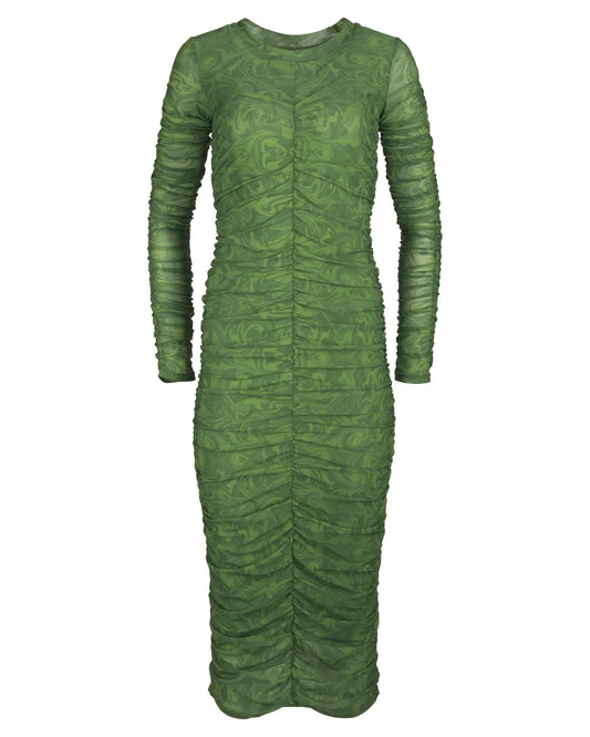 green Hilary Macmillan Mesh Dresses