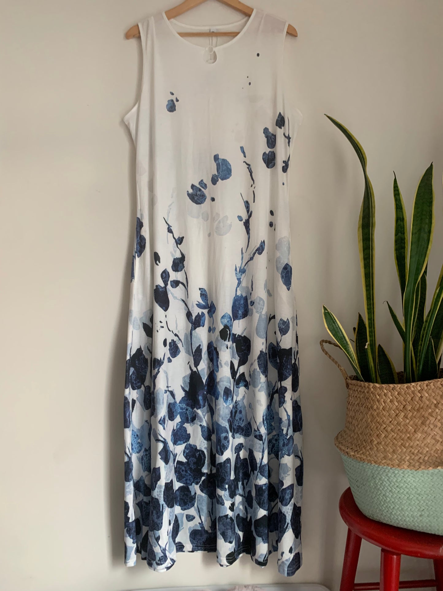 Size 2X Pattern Maxi Dress