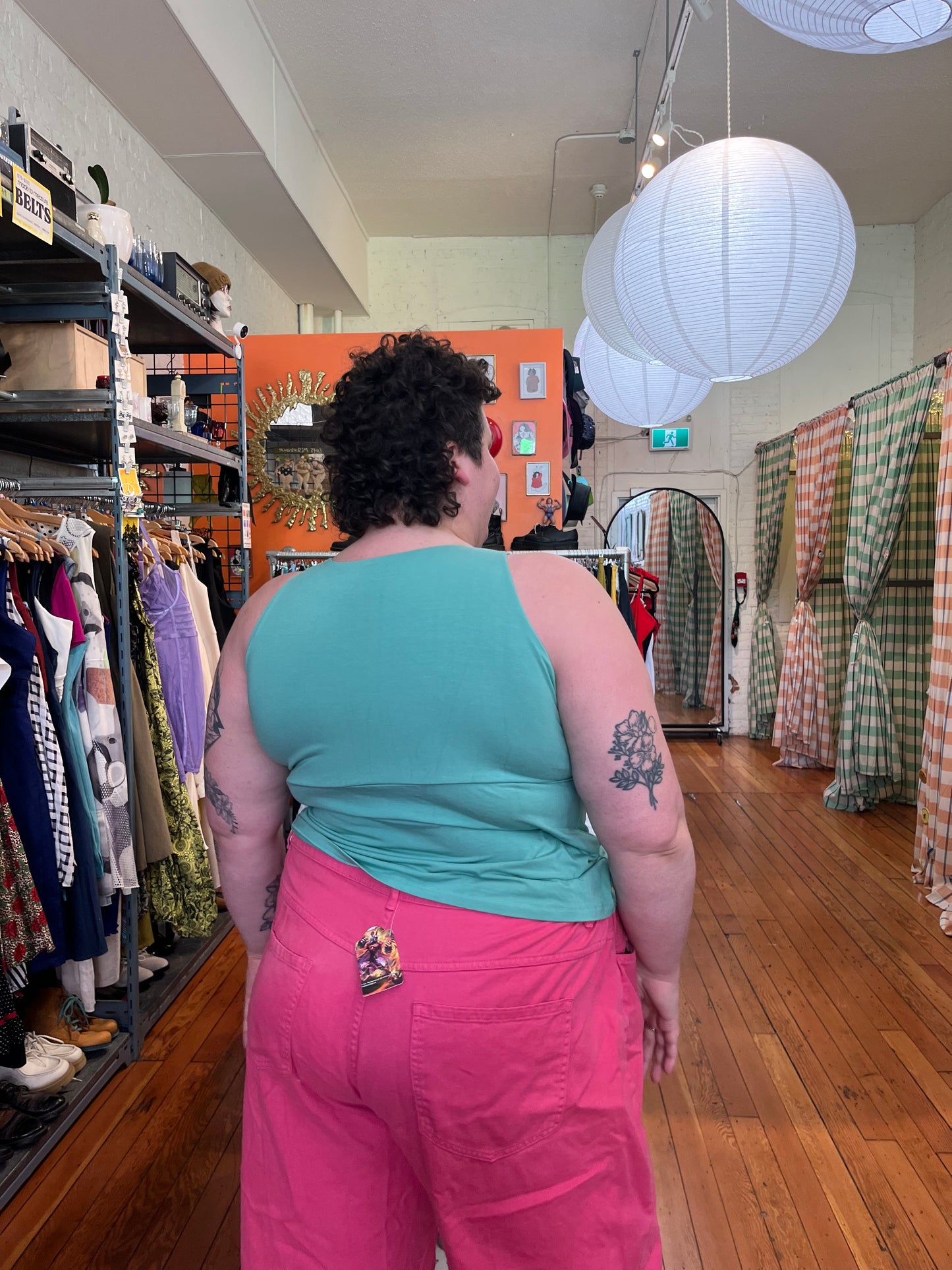 size 4X seafoam  Free Label tank - Dani