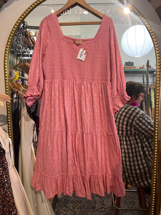 size 2X light pink Jessakae dress - maxi