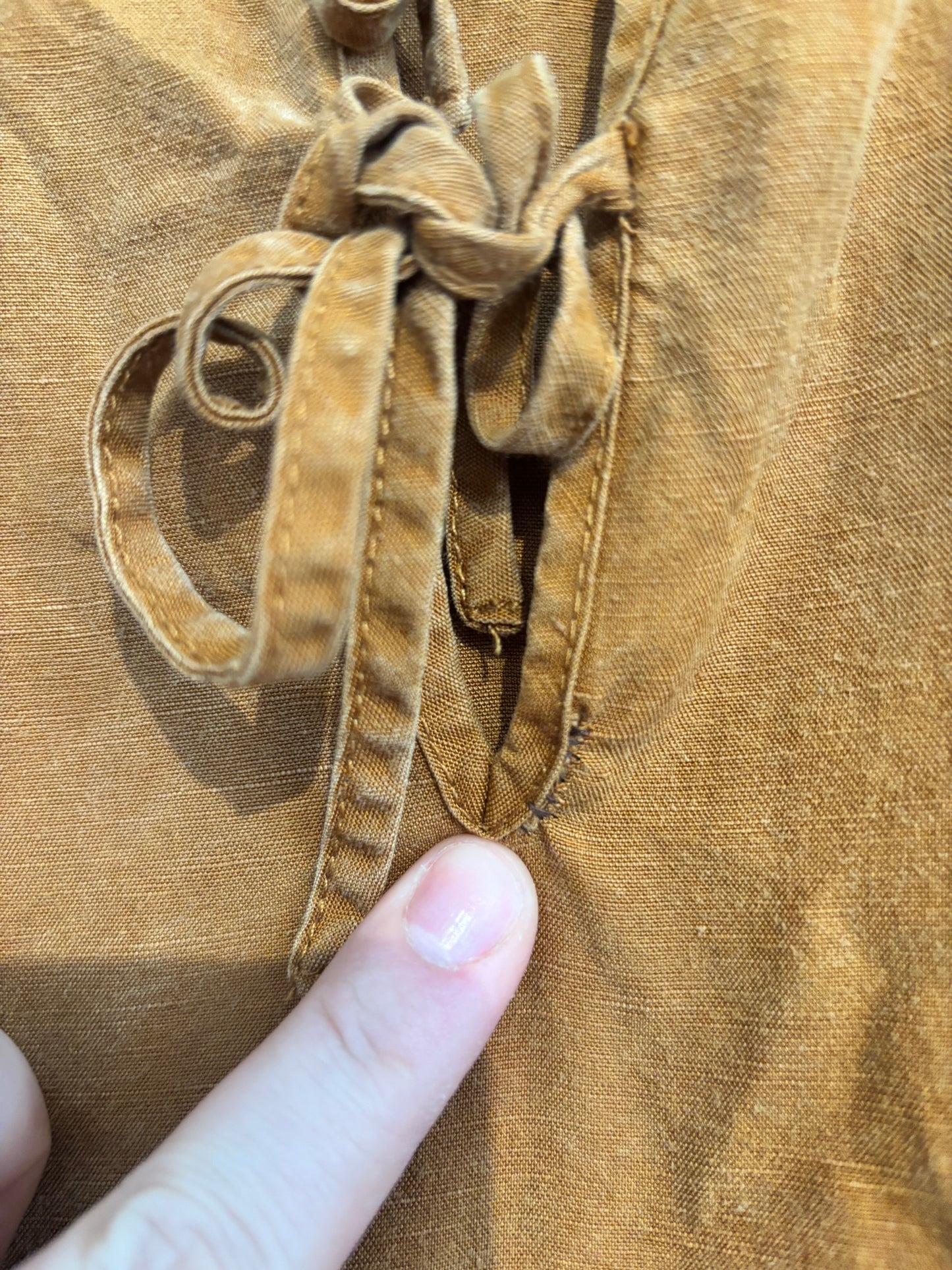 MENDED AS IS size XL light brown tencel Tradlands dress