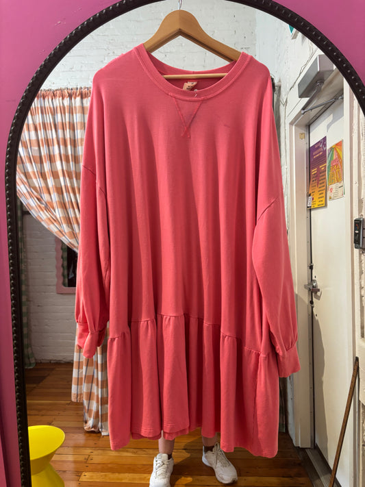 Size 3XL bubblegum pink Smash & Tess dress - knee