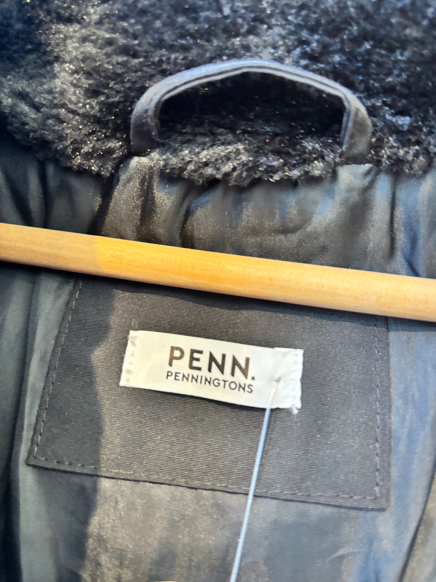 Size 1X black Pennington’s puffer jacket NWOT