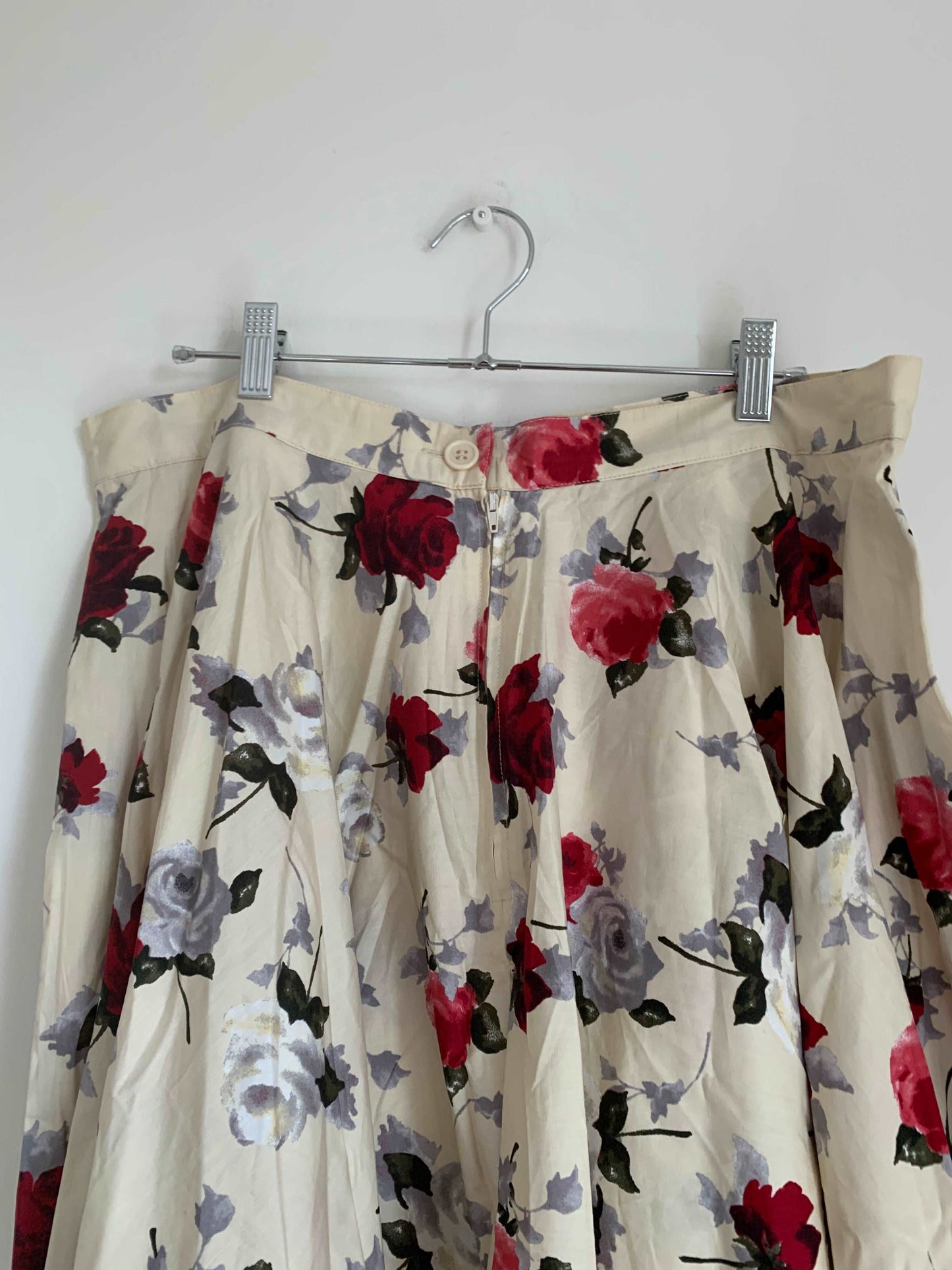 1X Hell Bunny floral-Skirt