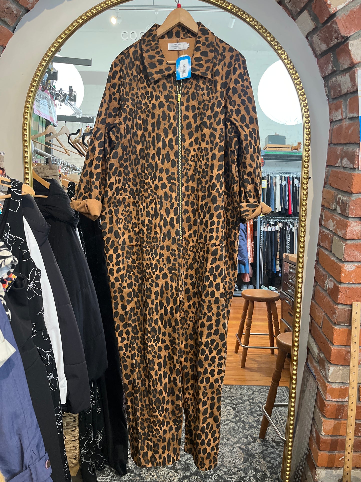 Size L Leopard print RedSky Boiler suit