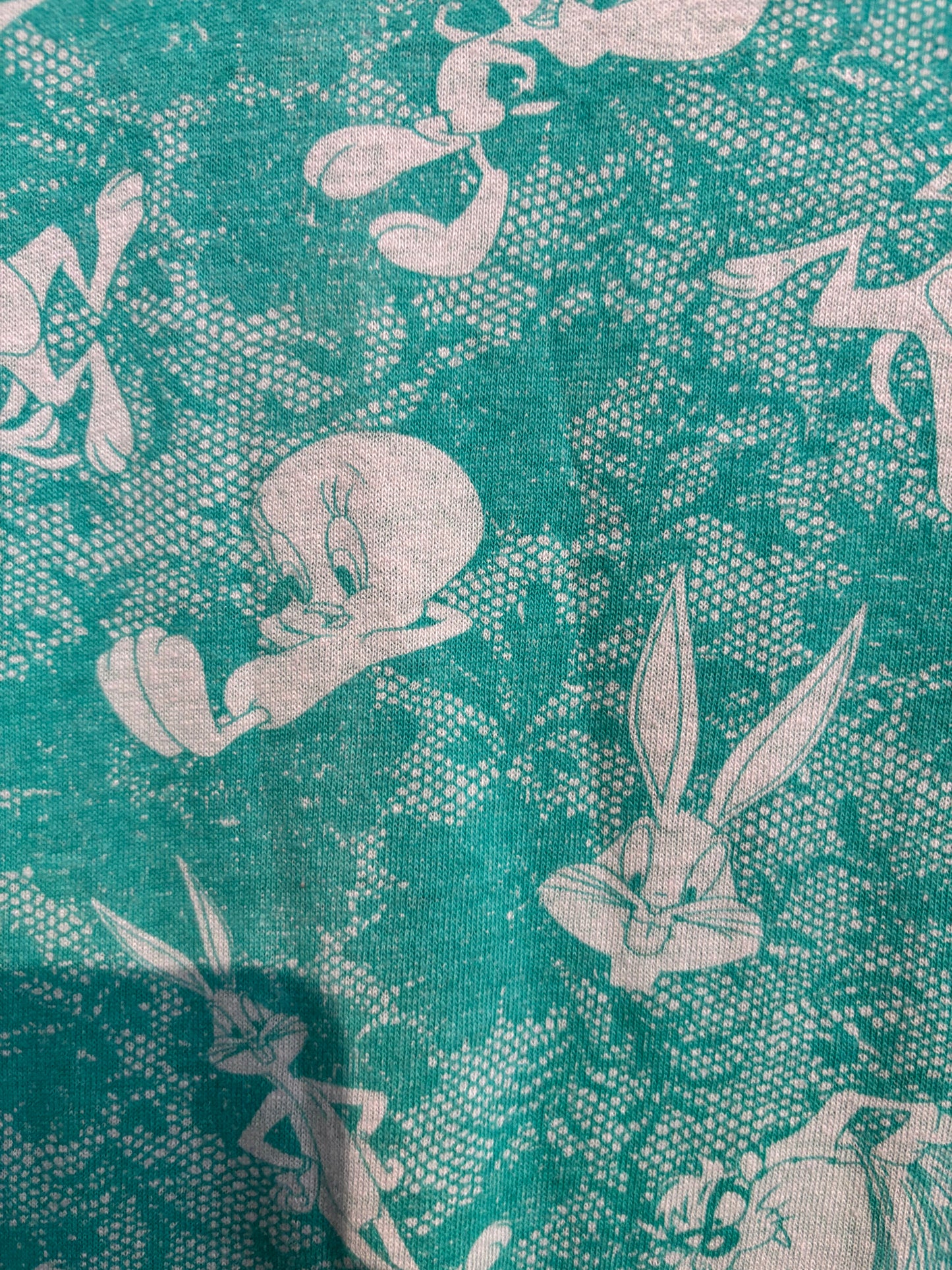 size XL/XXL teal sylvester RARE VINTAGE Flirts graphic tee