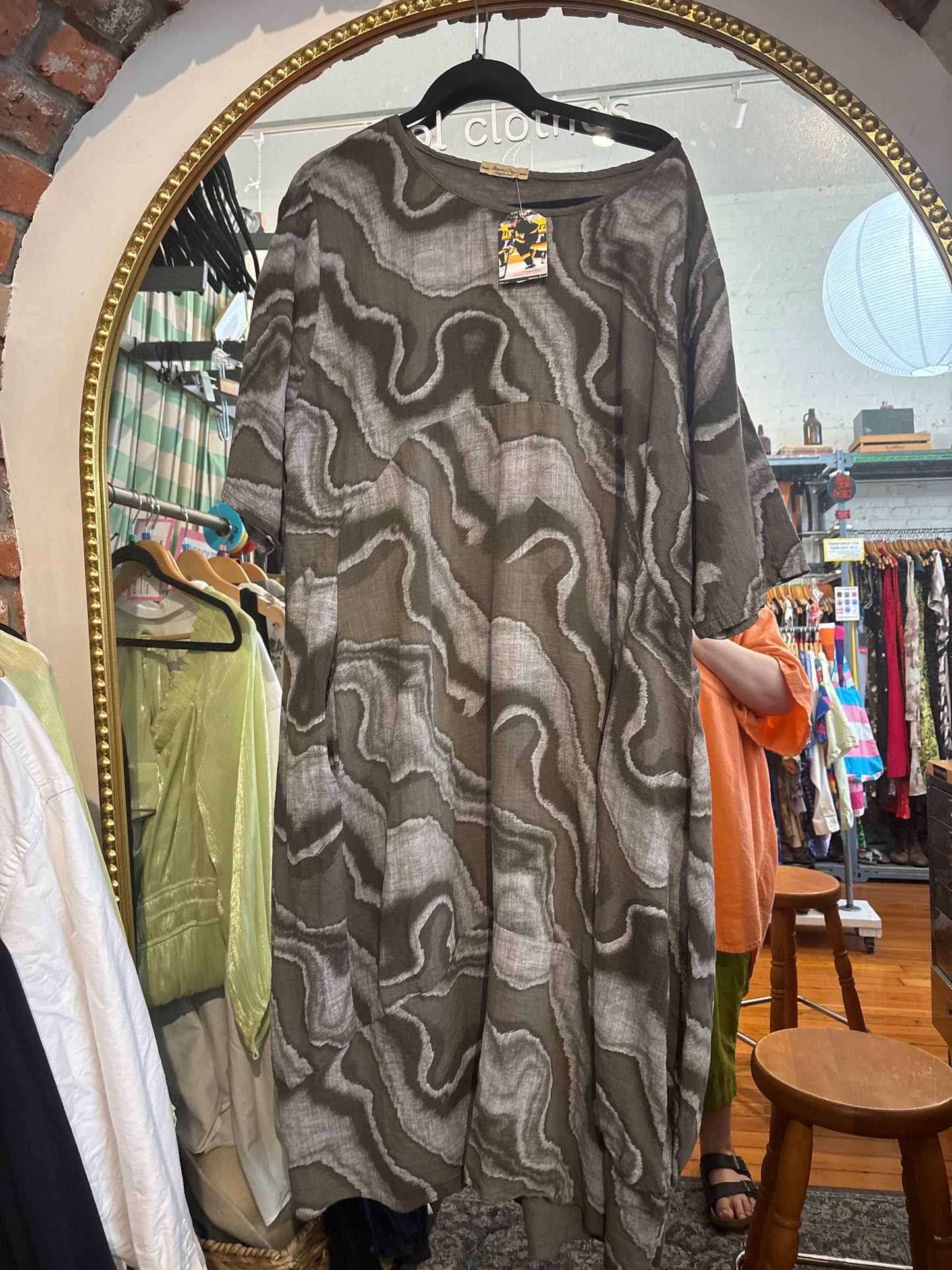 Size flex grey dyed beyond Capri dress