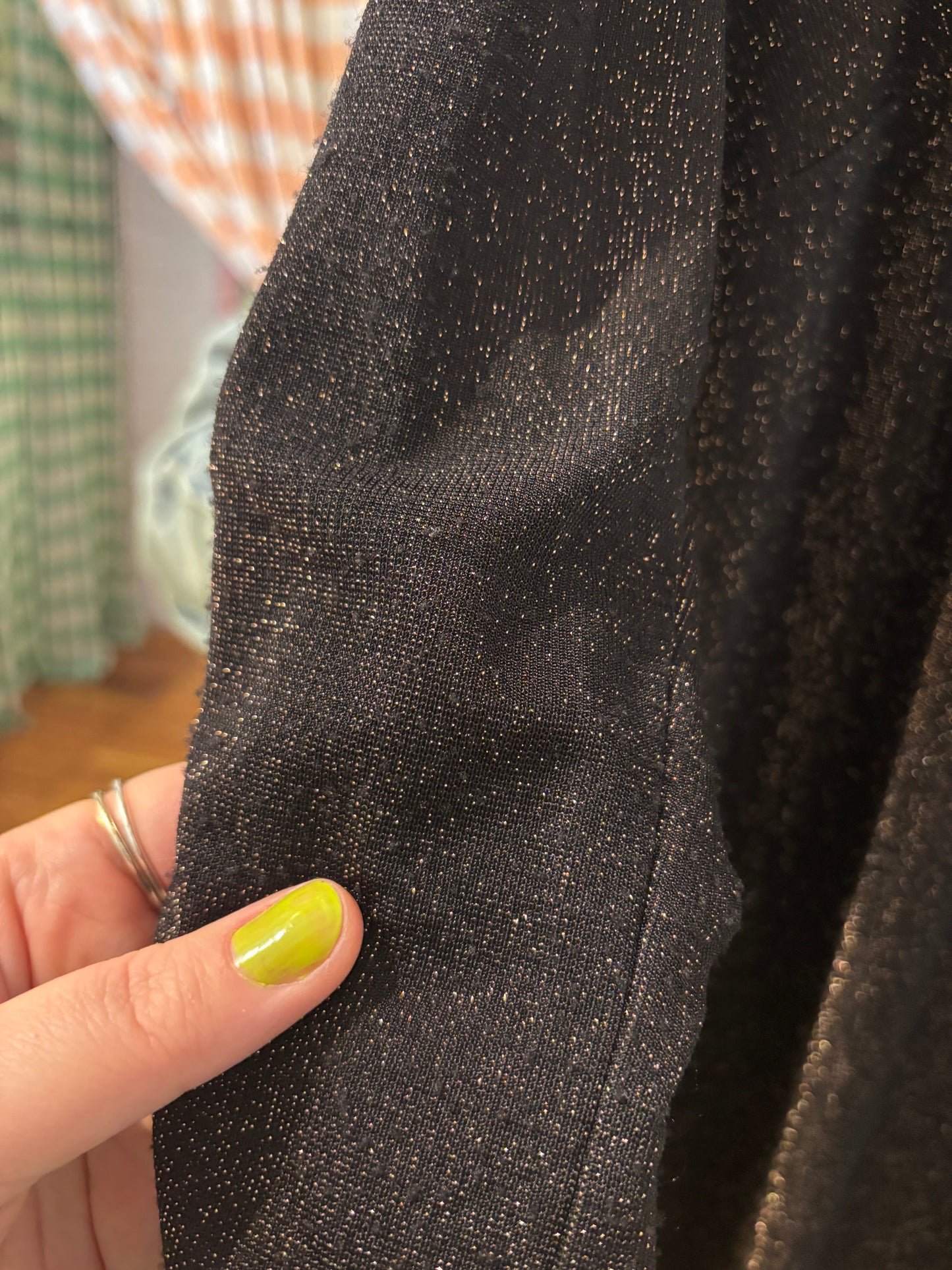 size 22 black glitter Laura Plus dress