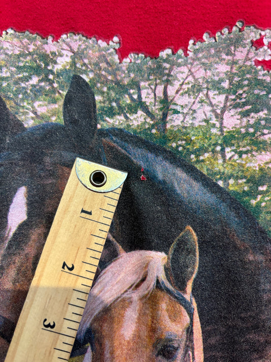 size flex red with horses VINTAGE Oceanic dress