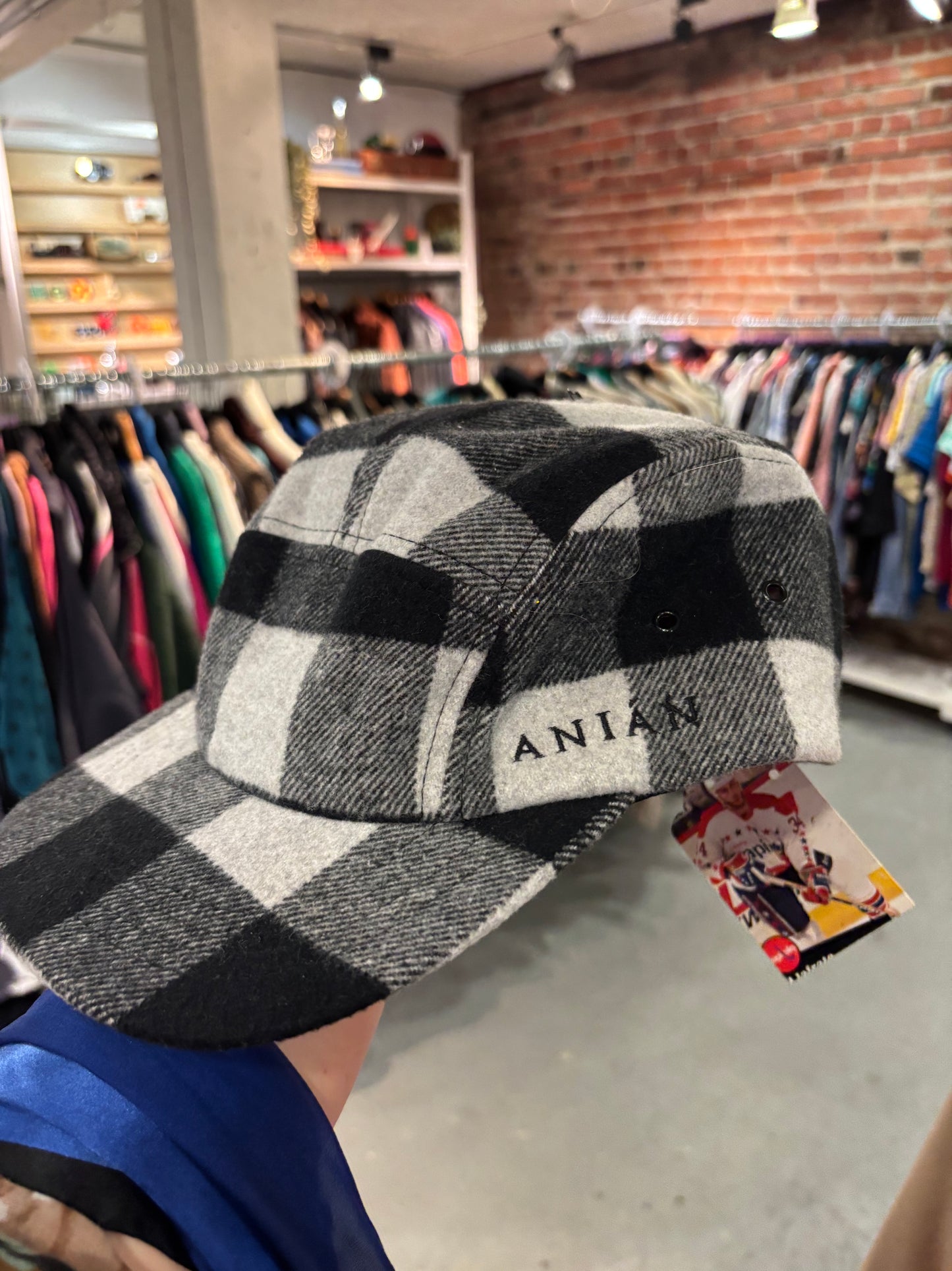 Anian Plaid Hat
