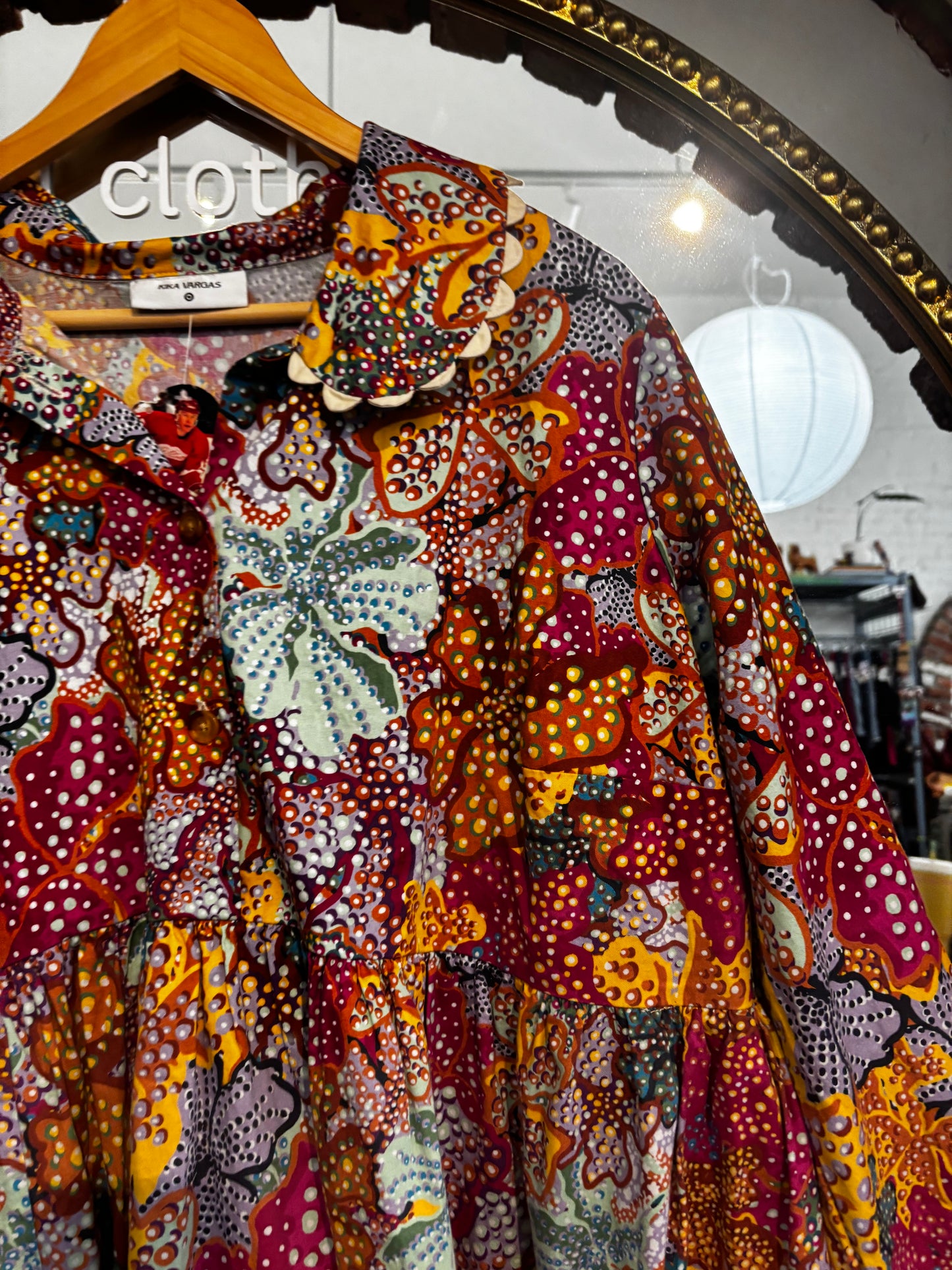Size 1X psychadelic floral Kika Vargas Target collab dress