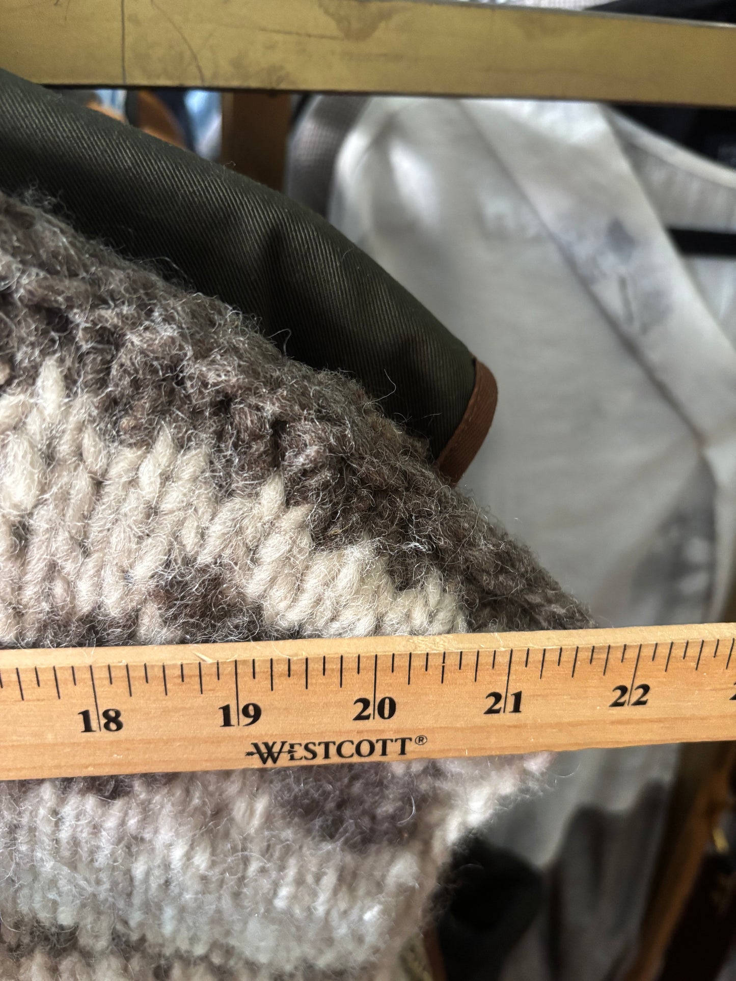 VINTAGE genuine Cowichan sweater vest eagle pattern