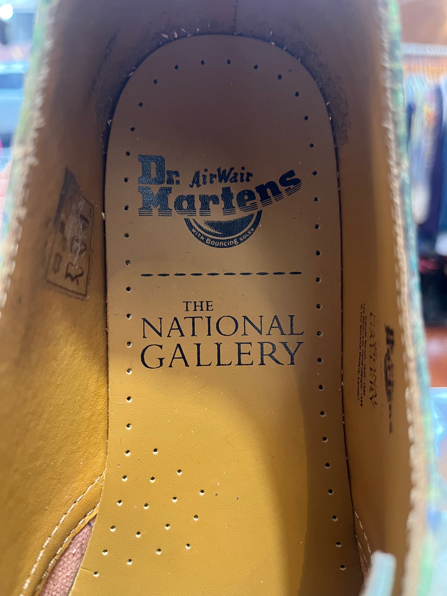 Size 42 Monet Water lily pond print Doc Martens shoes