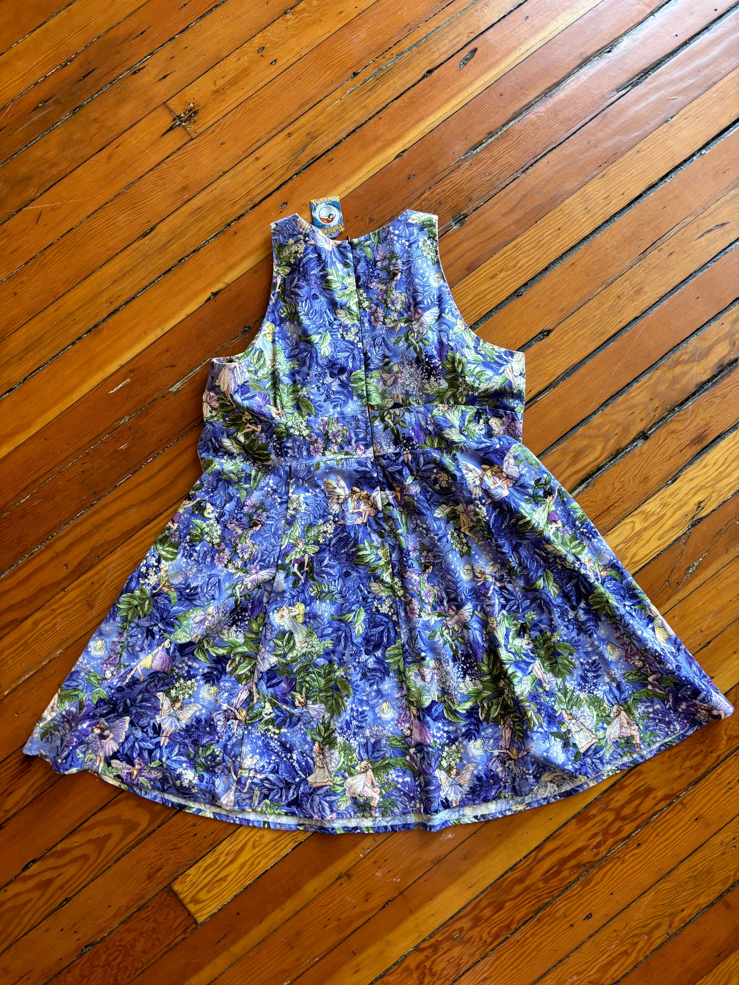 Size 2X Cherry Velvet fairy dress