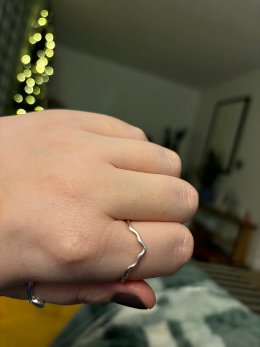 Size 14 Zaleska hilma ring - silver