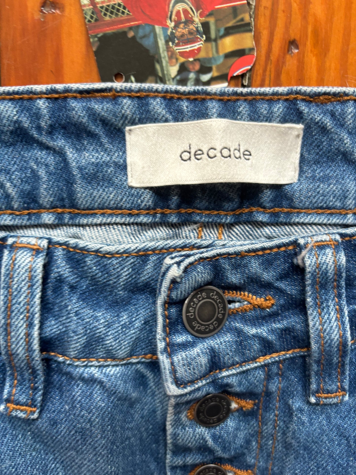 size 40 Bonnie blue Decade jeans - taper (Copy)